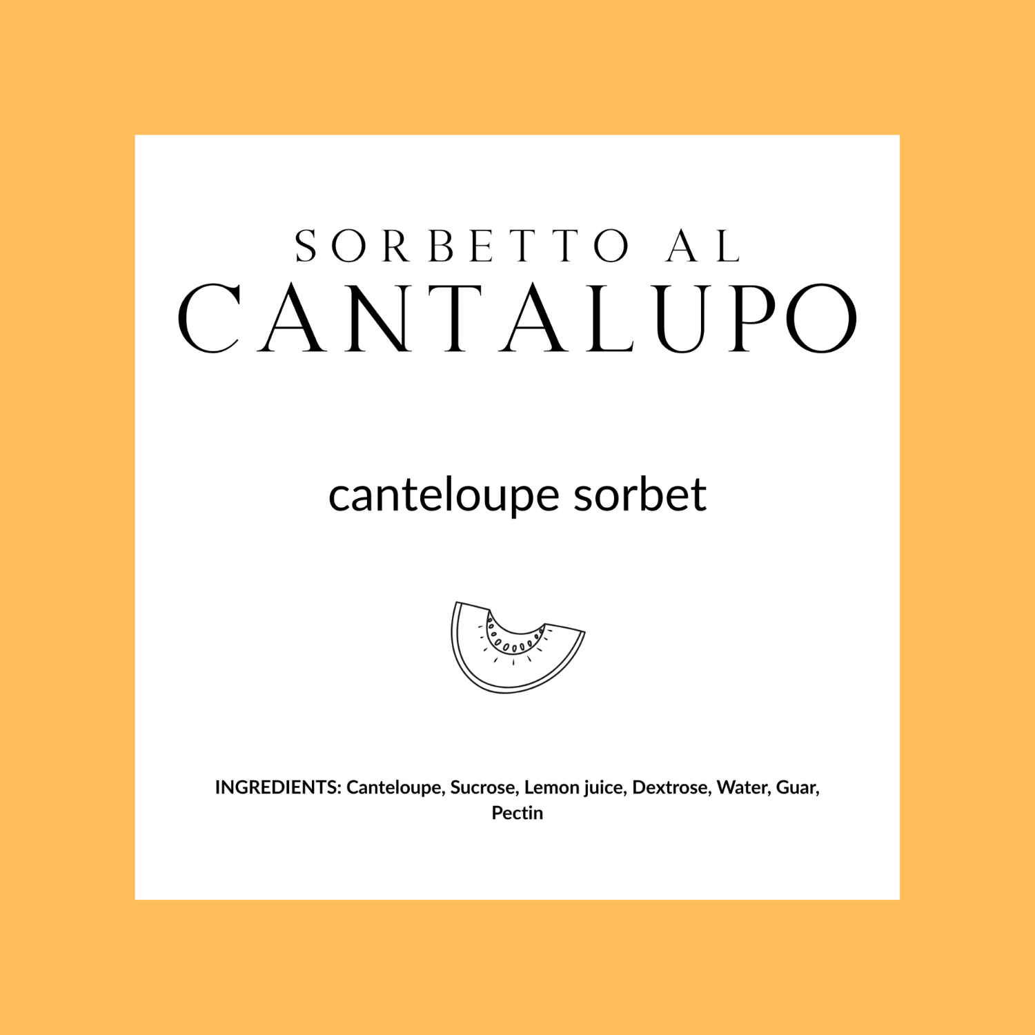 Sorbetto al Cantalupo