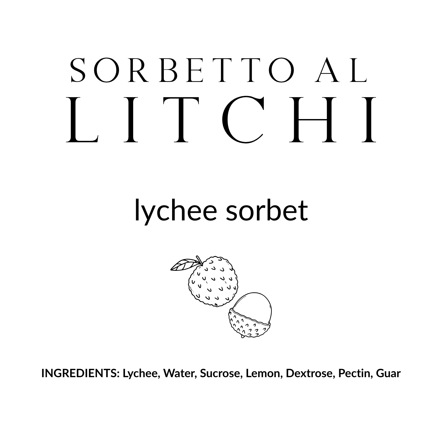 Sorbetto al Litchi