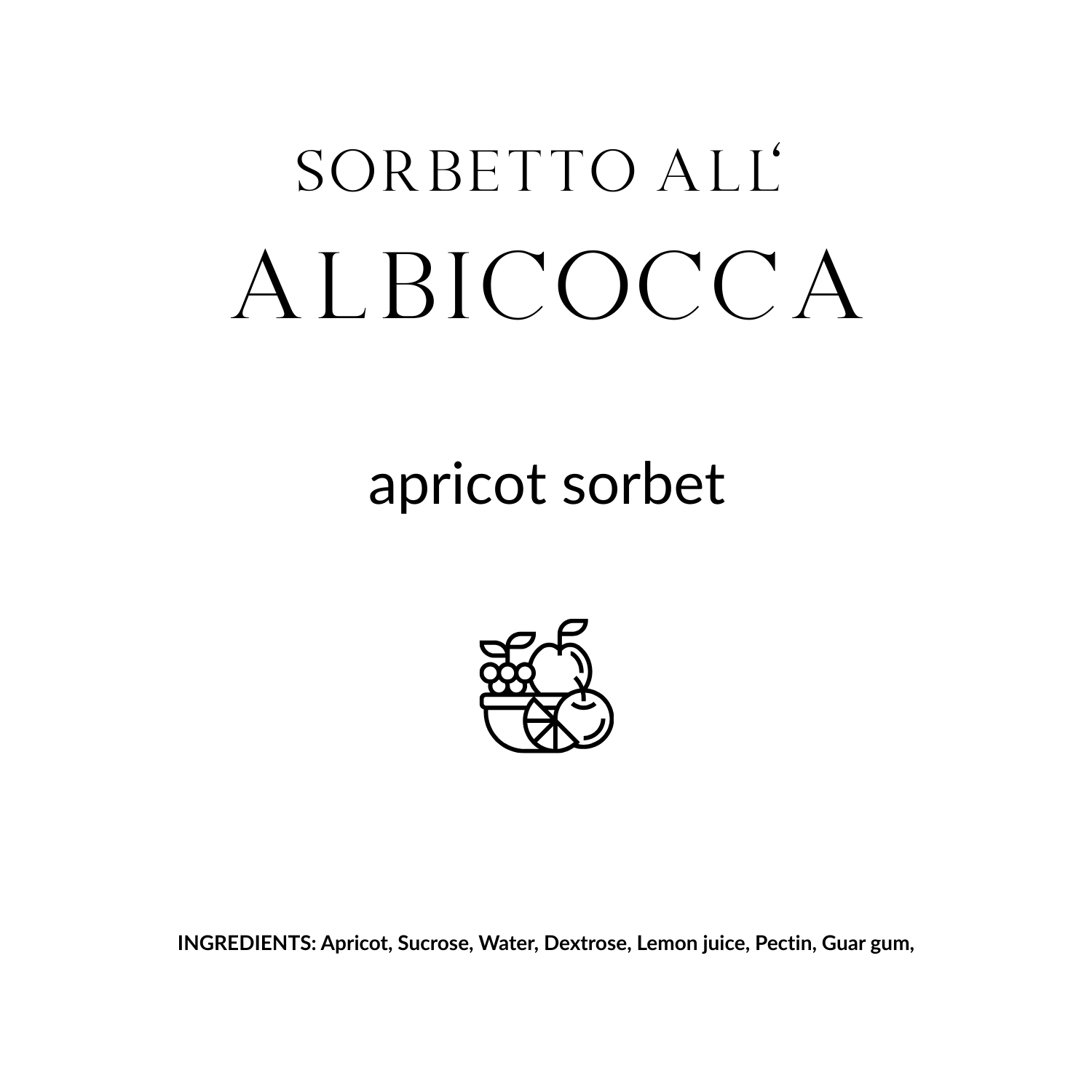 Sorbetto all' Albicocca
