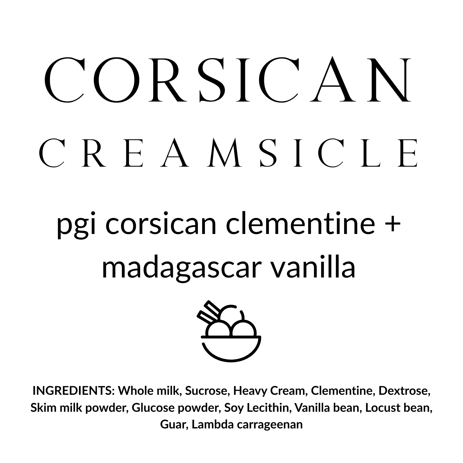 Corsican Creamsicle