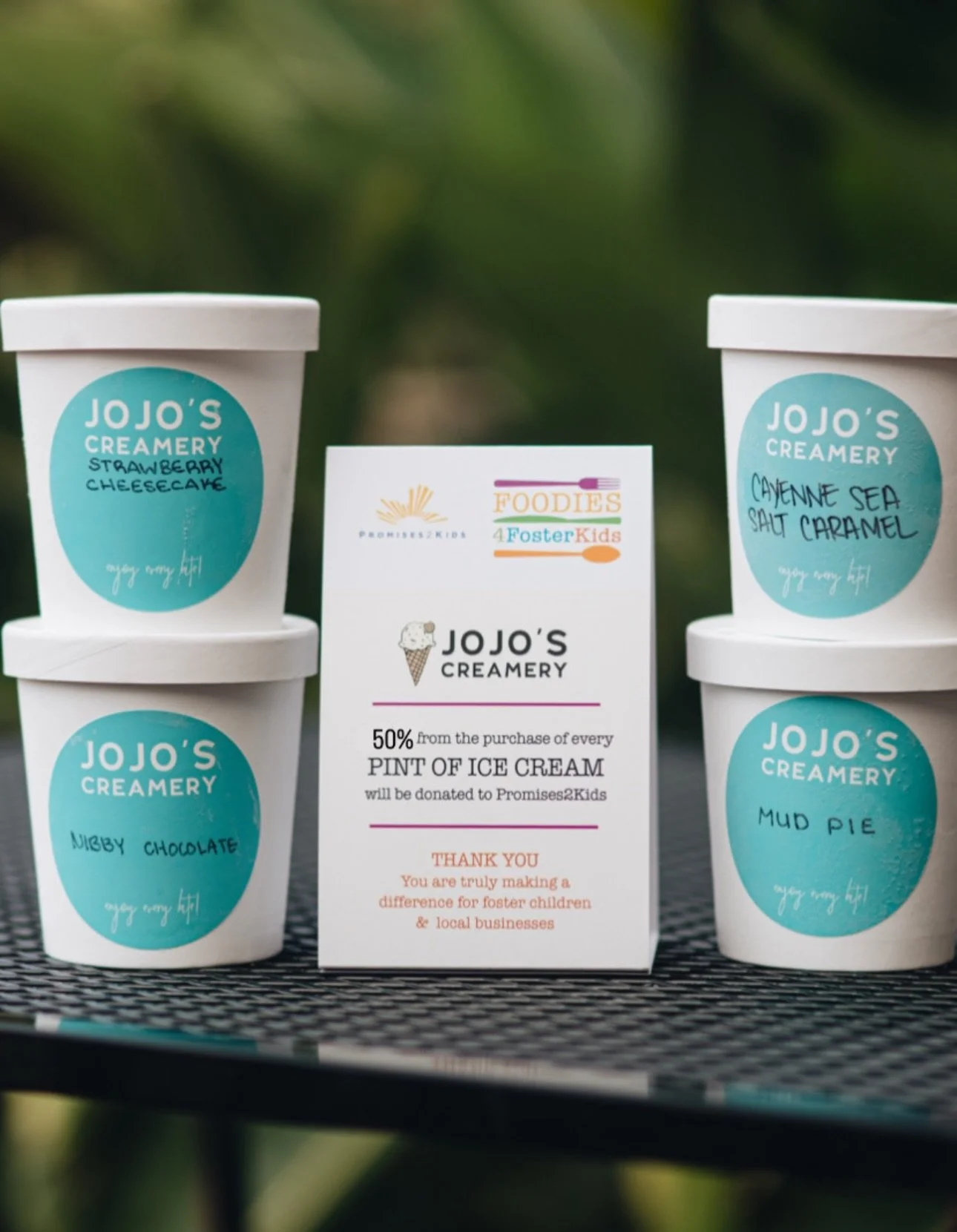 May is national foster care month and for the 8th year in a row we are thrilled to participate in the Promises2kids Foodies for Foster Kids campaign. 🫶

For the entire month of May we will be donating 50% of all in-store ice cream pint sales to Prom