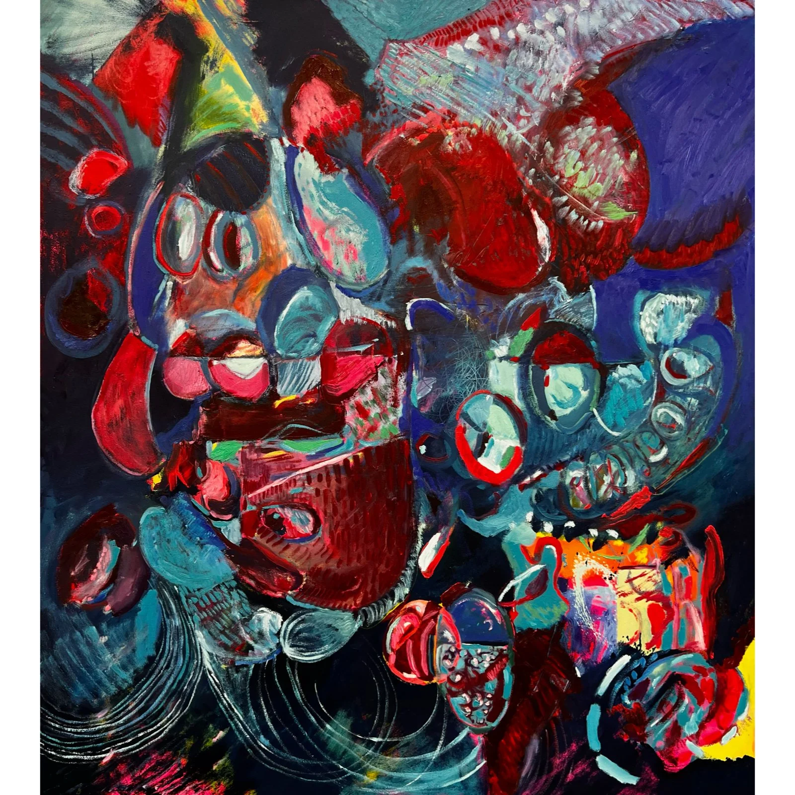 Borderline Original Oil Painting by Toby Wills-Hart