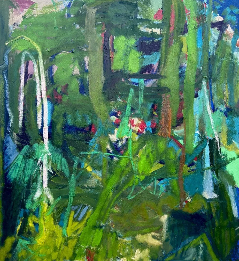 Night of Dark Trees, 2025, Oil on canvas, 110x100cm
