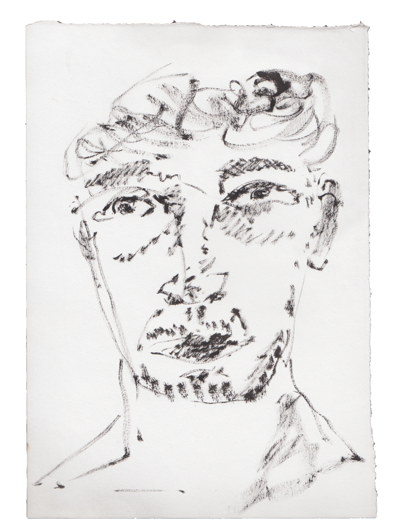 Portrait, 2025, Ink on cartridge paper, 21x15cm