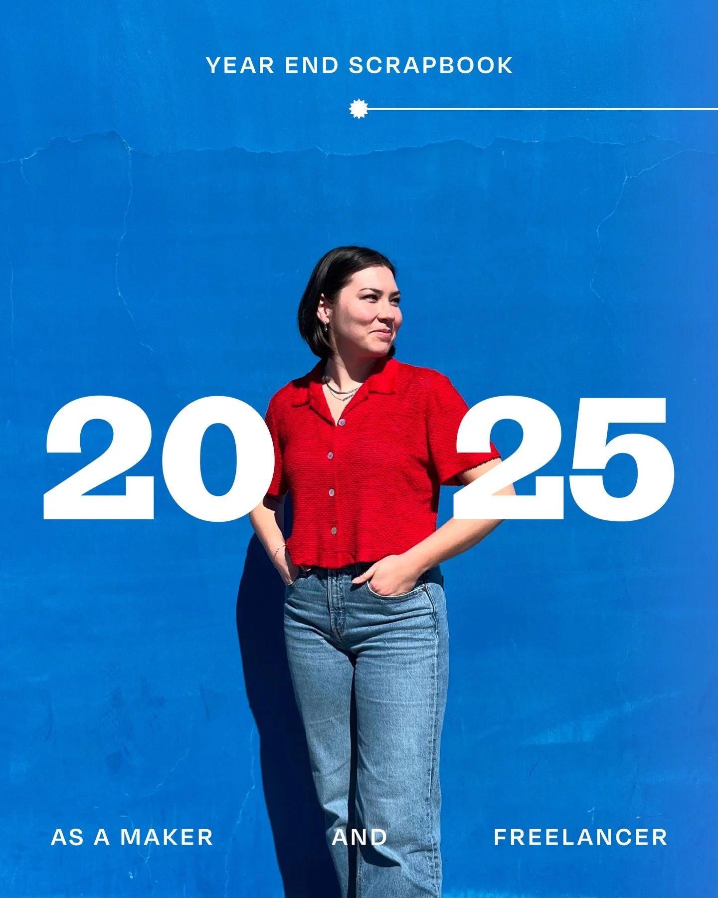 My 2025 recap! &rarr; Swipe through to see the fun projects I worked on this year (personal and work-related). 🎉

I feel so very blessed to be able to do what I love. 💜 I am so grateful for the new friendships I&rsquo;ve made and the amazing people