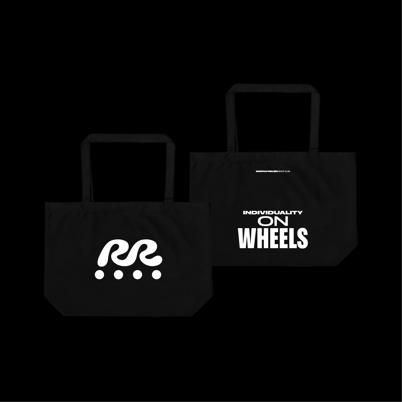 Roseville Rollers Skate Club tote bag