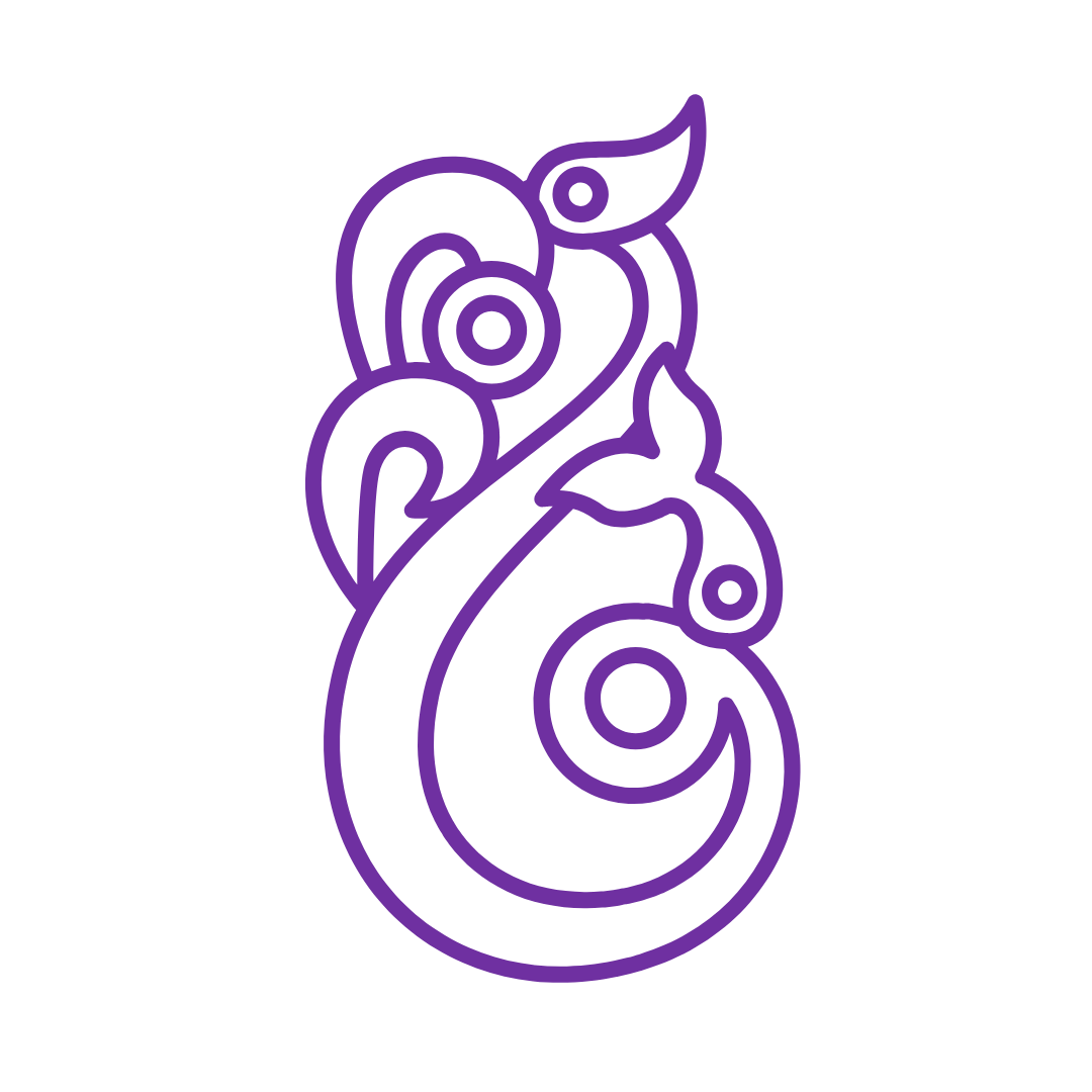 An illustrated image of a Mania toi design to represent kaitiakitanga