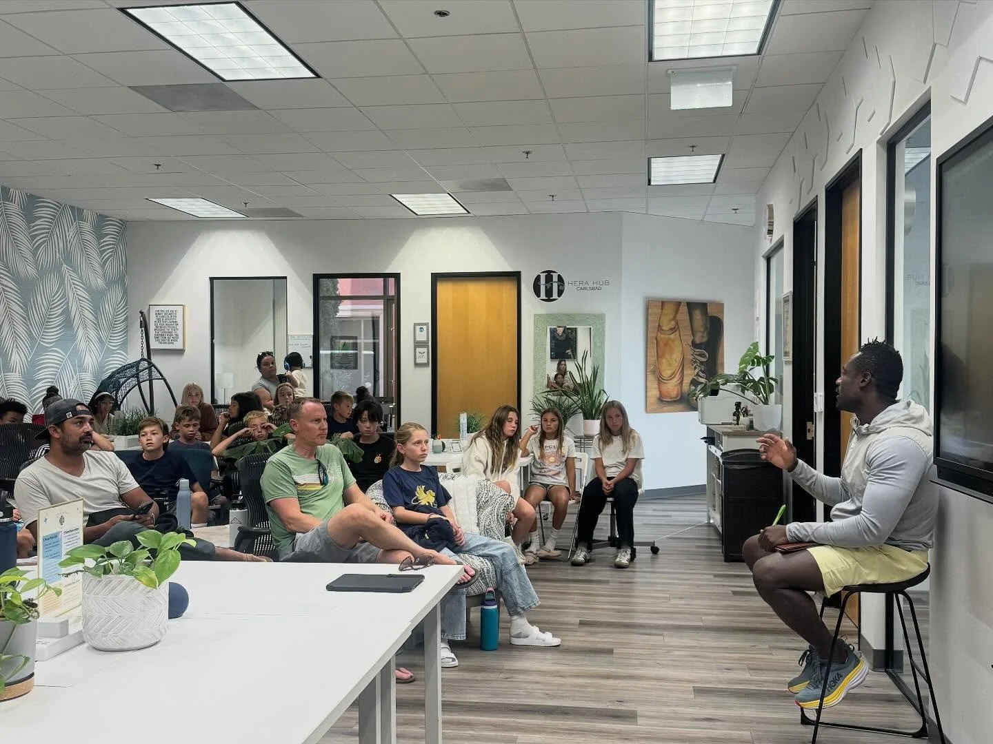 Family meeting and screening for a couple of our Rebels Carlsbad teams this week with Coach Mindes. Our small club emphasizes unity in player development. We look beyond losses to the bigger picture of team growth. These gatherings are vital, and our