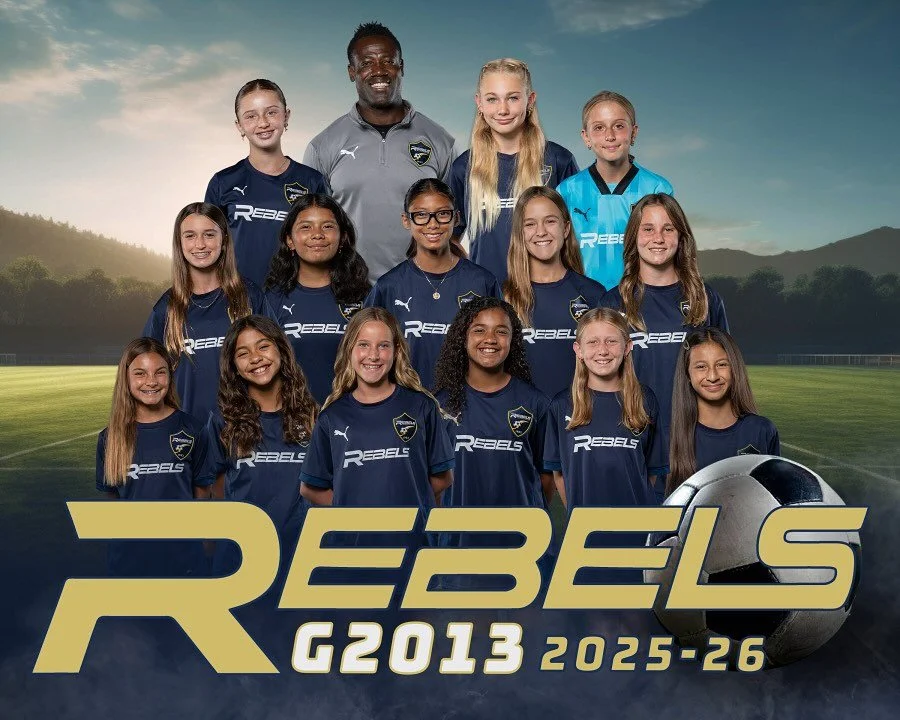 Introducing our Rebels Carlsbad Girls 2013 team! 💙⚽ This group has been training hard, rebuilding, and showing incredible growth and determination along the way! Big thanks to Coach Mindes @dorlean_mindes for his leadership and guidance&mdash;keep u