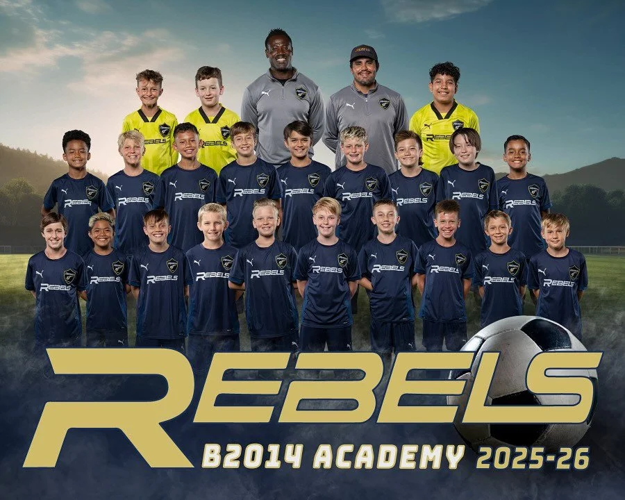 Introducing our Rebels Carlsbad Boys 2014 Academy! Our Academy is made up of two B14 teams (Blue and White) that have been working tirelessly together all year! It&rsquo;s been a year of growth and development under the guidance of @dorlean_mindes an