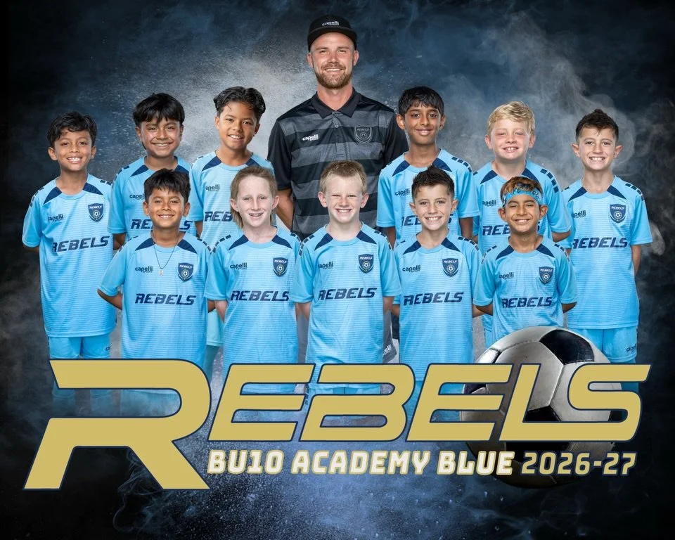 Meet our Rebels Carlsbad BU10 Academy teams who have been training 3-4 times every week since March! They are a combined team of players from our previous competitive teams, our development program, and our rec program. 

Every session has been an op