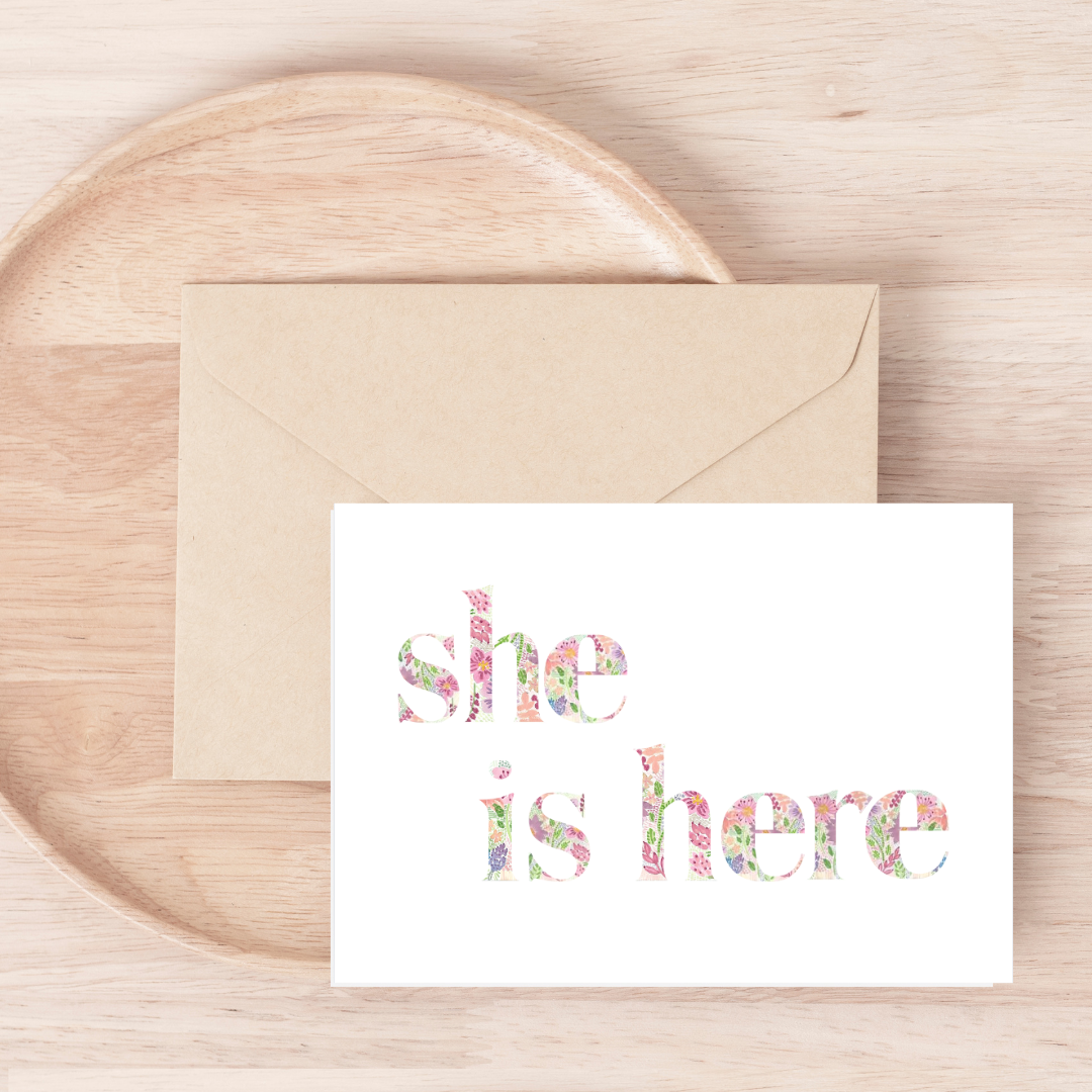 Lettered - she is here.png