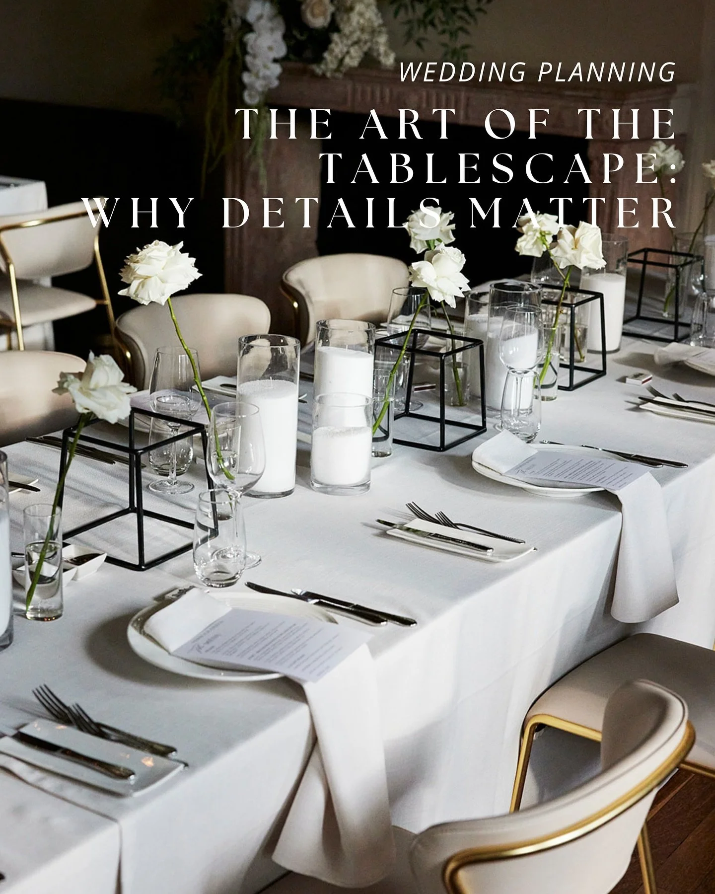 Mastering the Art of the Tablescape

A breathtaking tablescape feels effortless, but behind the scenes, every detail is intentionally designed.
 
Layered textures, delicate florals, and flickering candlelight create the most romantic ambiance, that p