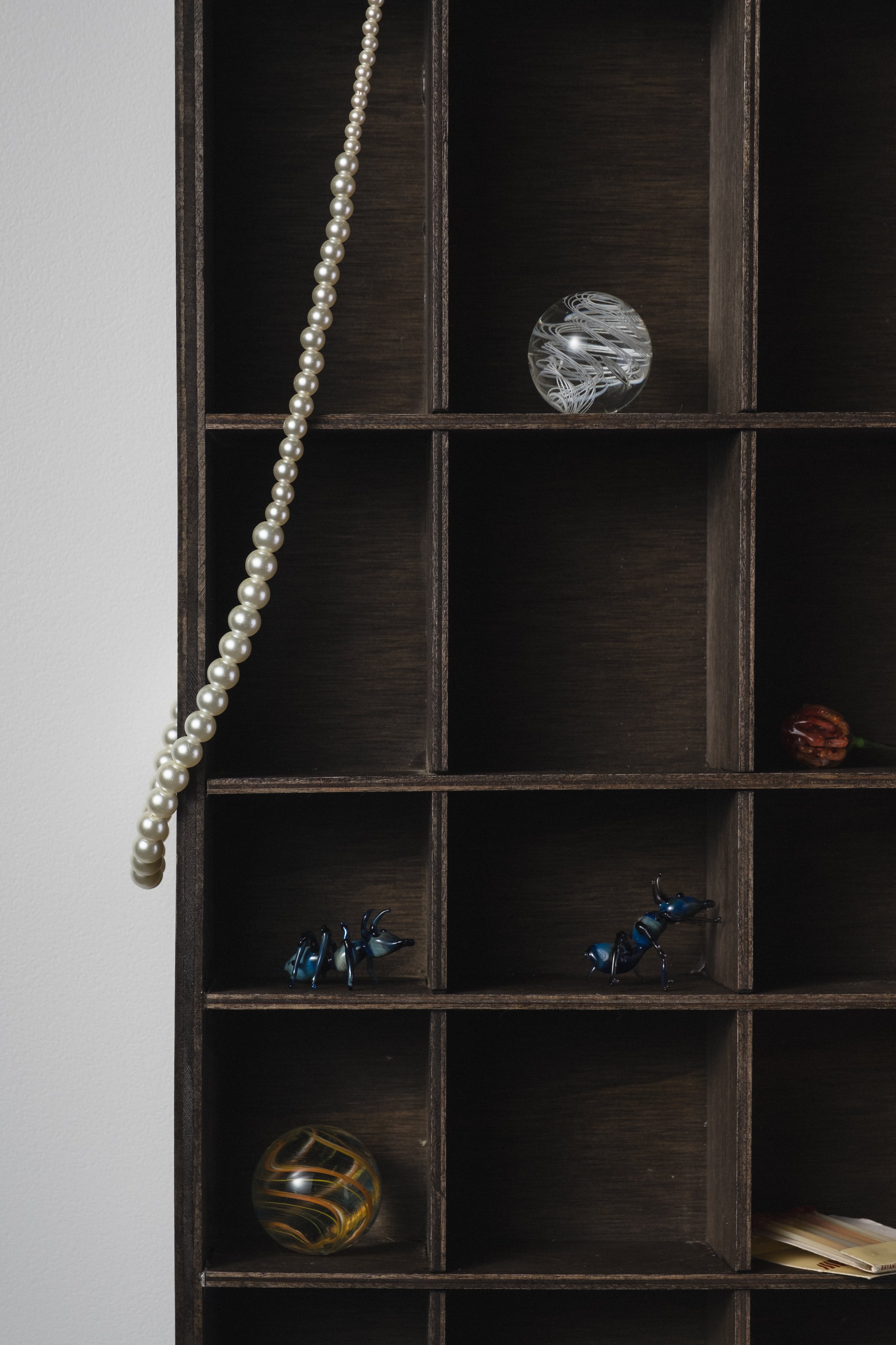 Domestic Archives - 'Nick Nack Rack'
Flameworked and Blown Glass, 2025