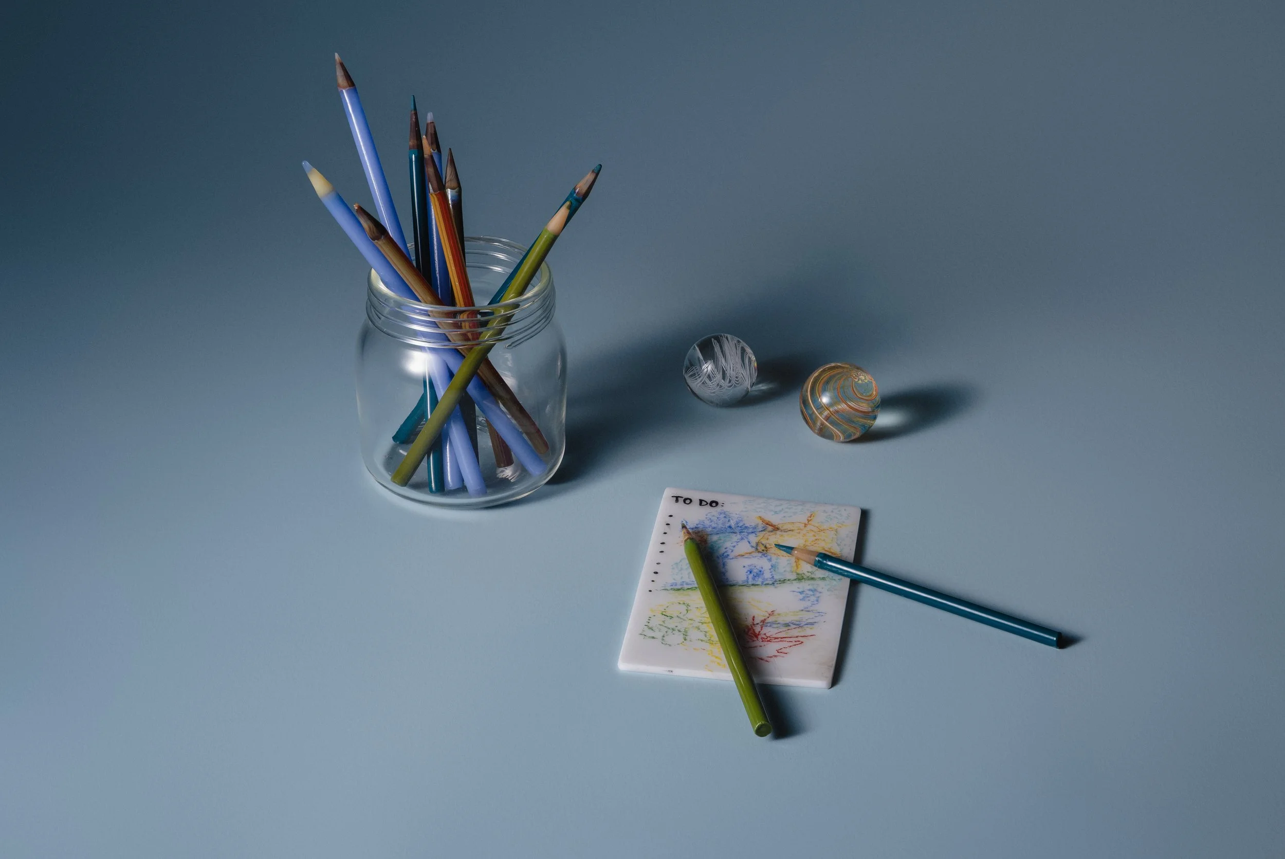 Domestic Archives - 'Pencils'
Flameworked, Blown Glass and Enamel Paints 2025