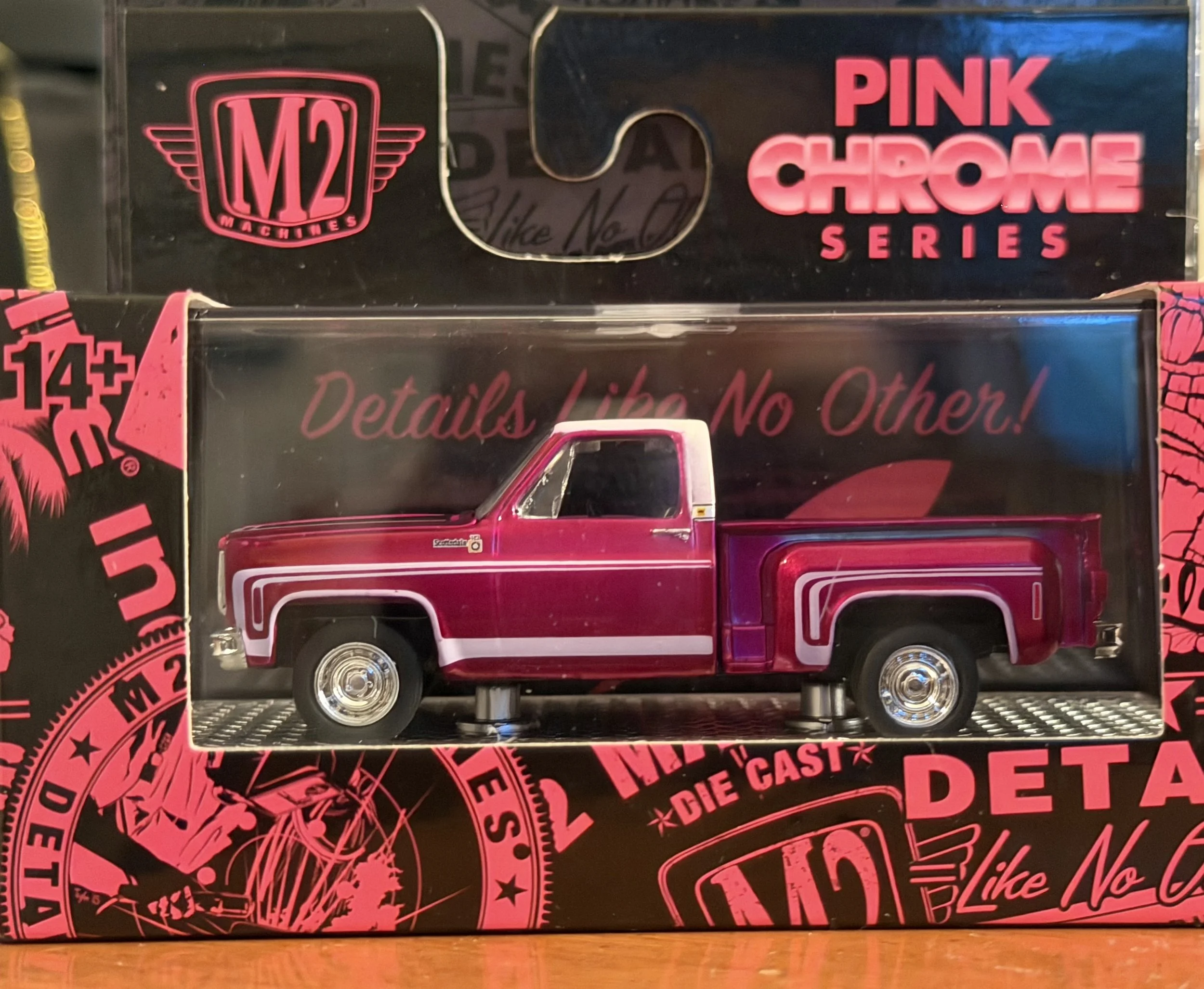 1976 CHEVY SILVERADO SPORT PINK CHROME