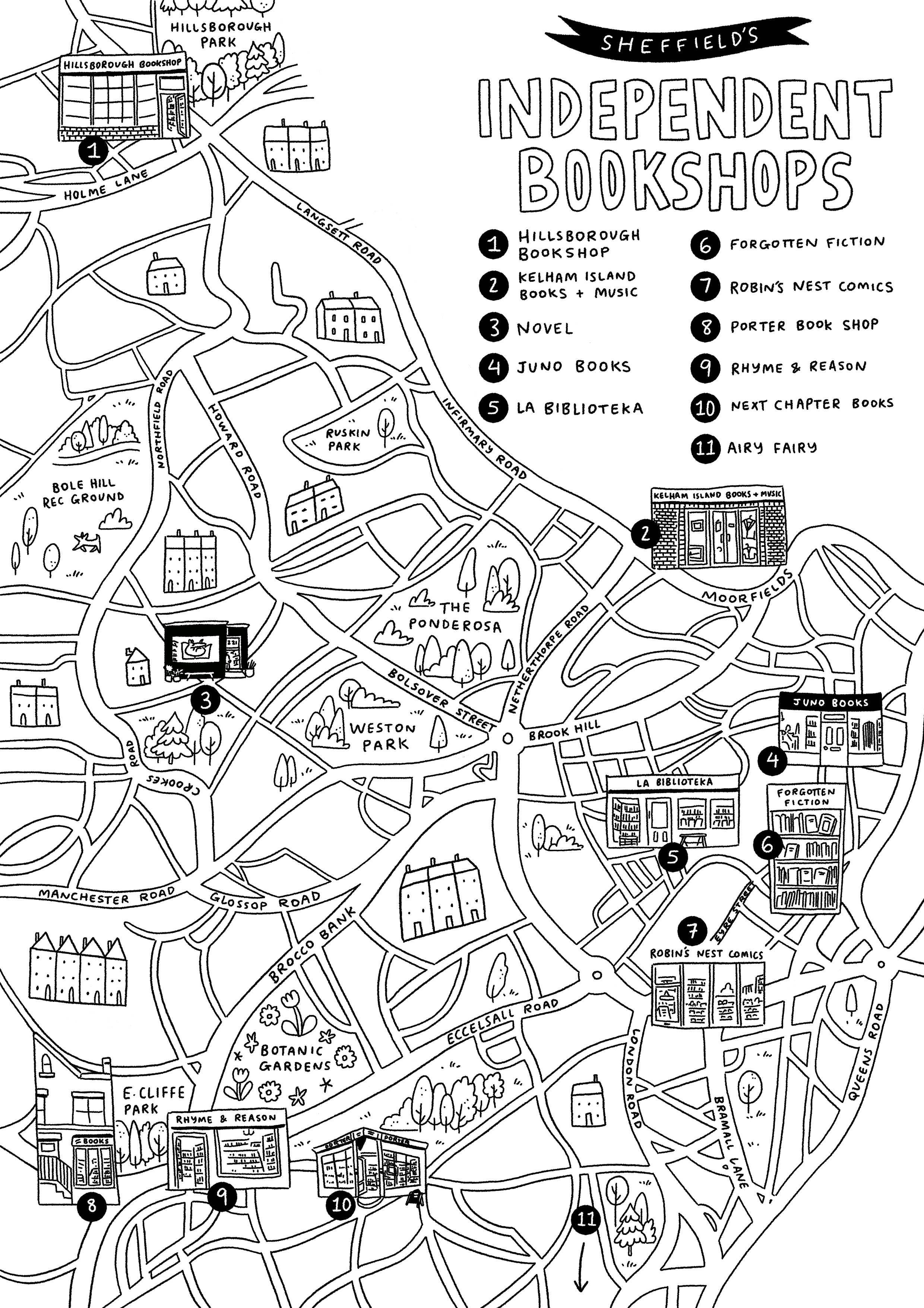 Sheffield Independent Bookshops (2024)