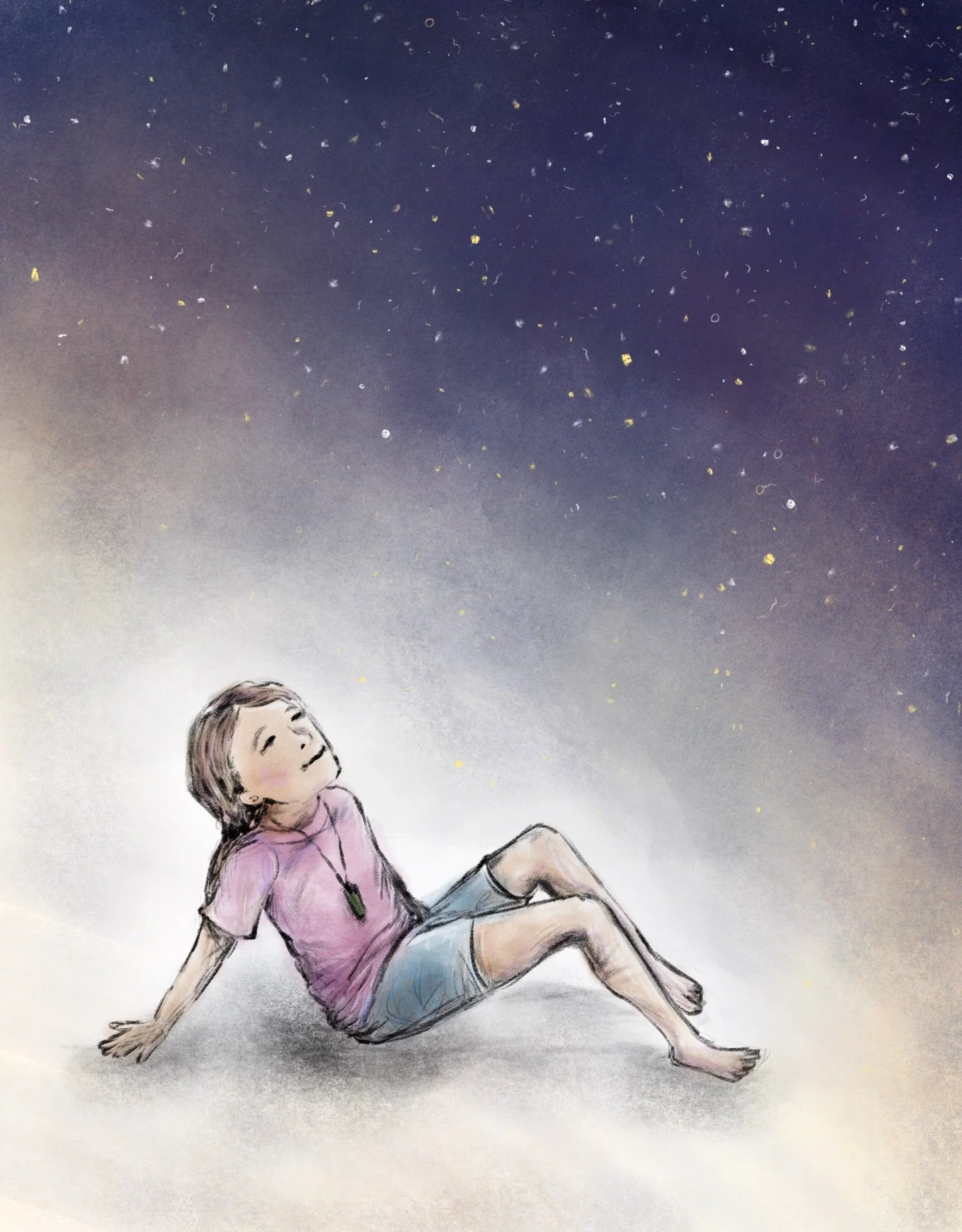 Stargazing. 💫

.
.
.

#digitalart #childrensillustration #kidlitart #illustrationforkids #stargazing