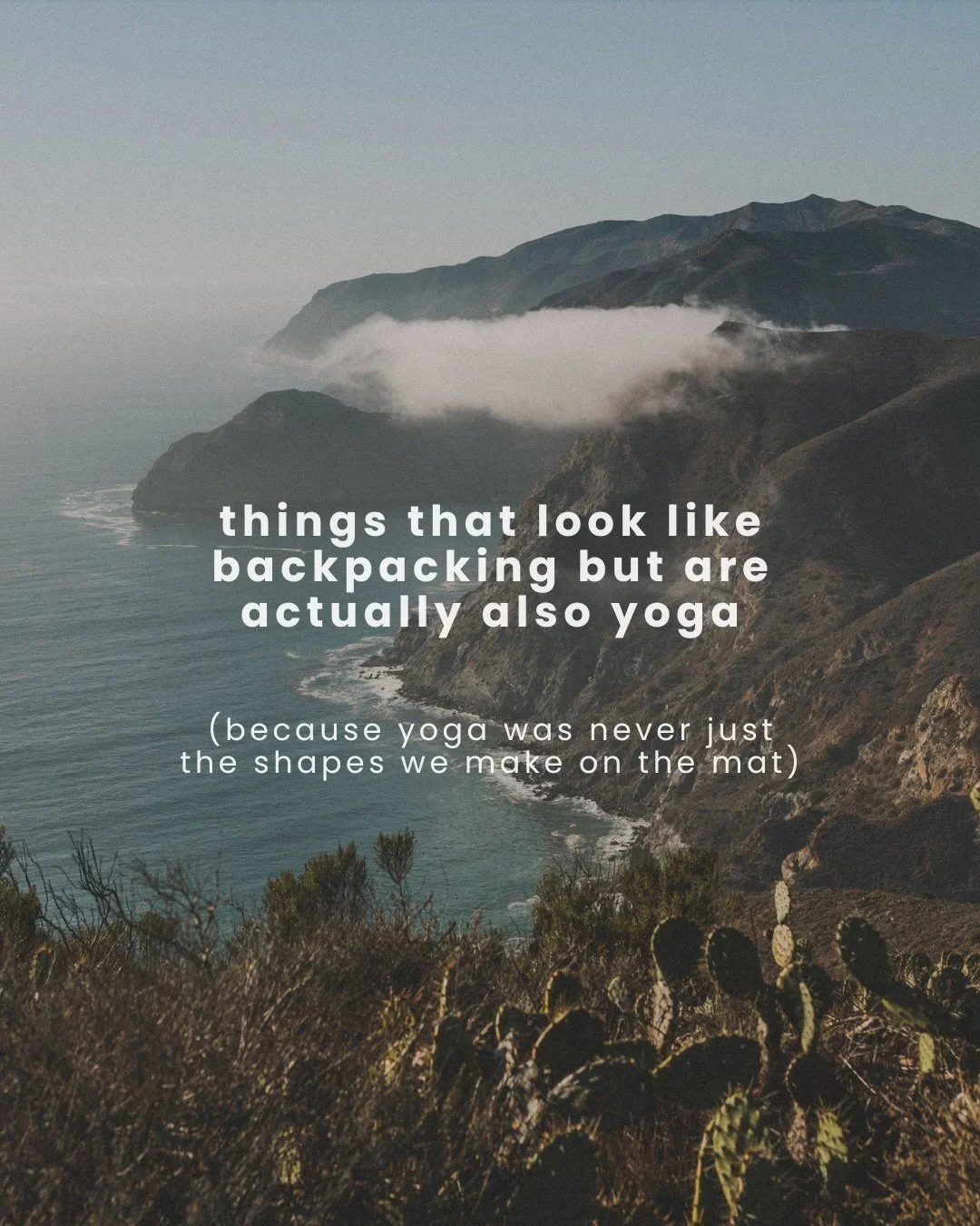 we bring yoga into the wild because it feels right ⛰️

the eight limbs of yoga aren&rsquo;t just practiced on a mat. they&rsquo;re lived on the trail in everything we do.

yamas in the way we pack and move through wild places. niyamas in the discipli