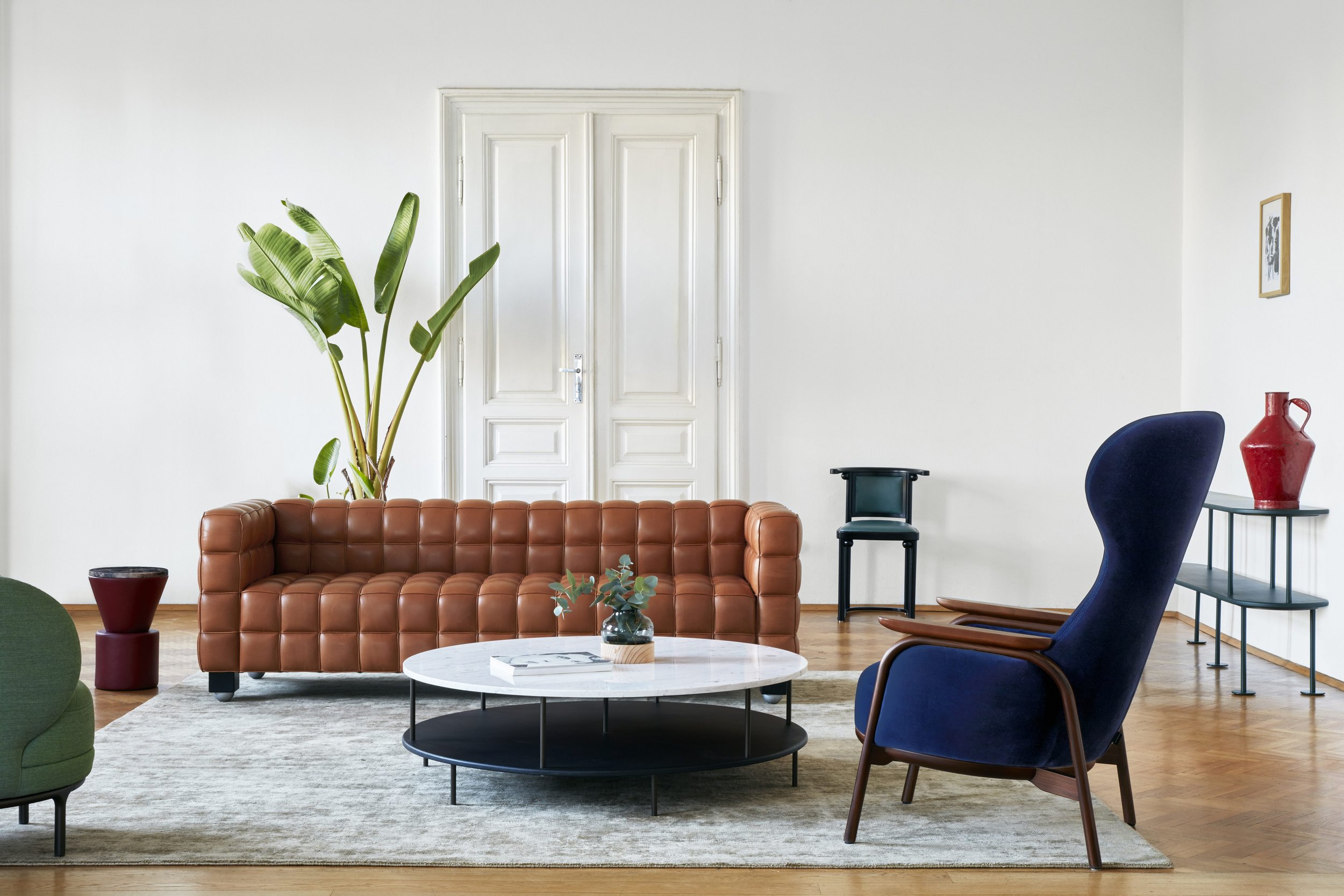 kubus sofa by josef hoffmann