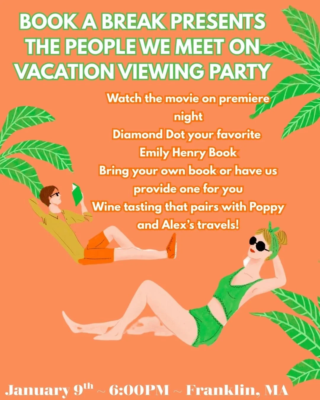 People We Meet On Vacation Watch Party   I   January 2026