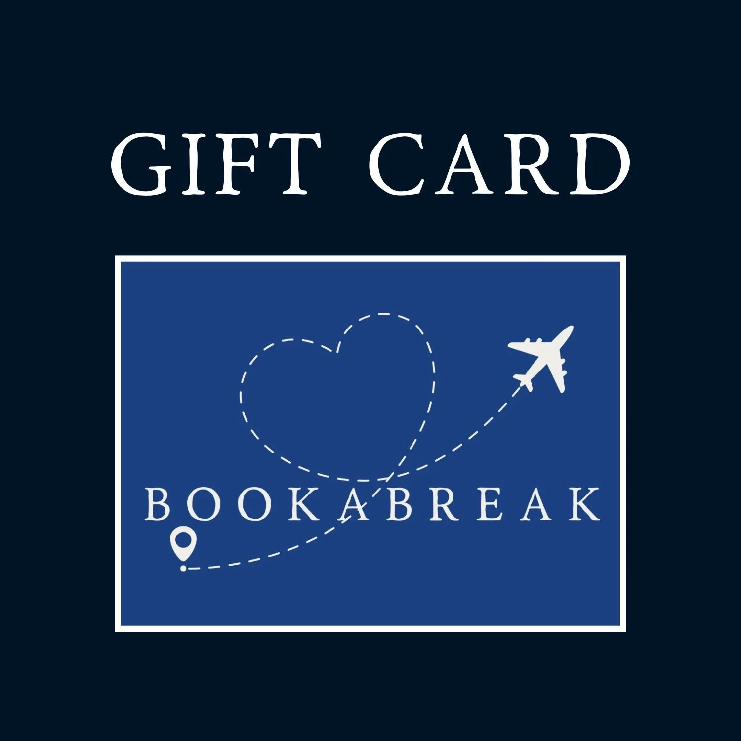 Book a Break Gift Card- Give the gift of escape!