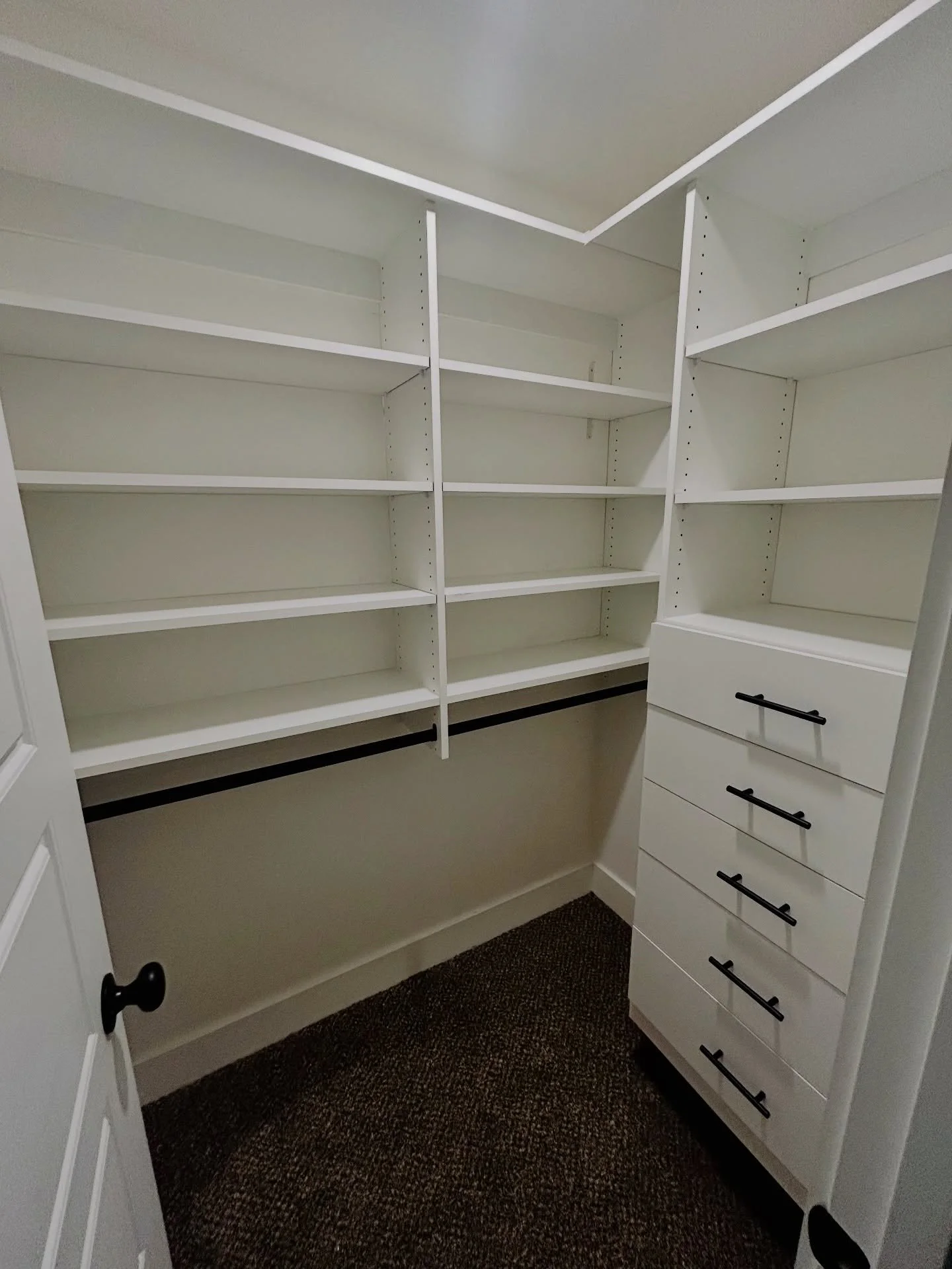 ✨ Closet glow-up by @clarksvilleclosets !  So excited about how much more functional these closets will be for my kids not to mention we freed up extra space in their bedrooms by removing unnecessary dressers! 🙌 
 
Highly recommend upgrading to buil
