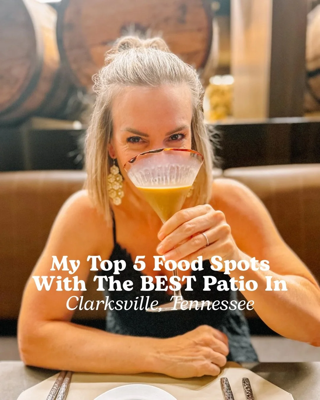 It&rsquo;s offically patio season and here are my top 5 favorite places to eat outside! 😎

@the.thirsty.goat
- lots of table bench seating, fun games, and dog friendly

@strawberryalleytn
- balcony patio with a great view of the sunset over the city