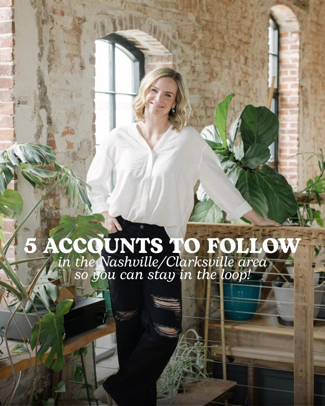 New to the area or just looking to get better connected? Follow these accounts! 👇🏻

- @nashvilletn 
- @nashville_parentguide
- @xplr.nash
- @visitclarksvilletn
- @clarksvilleparksrec

Leave your favorite local account to follow in the comments!

#c