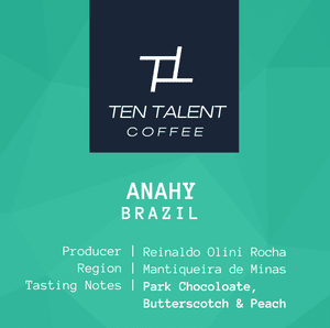 Anahy coffee beans from Ten Talent Coffee