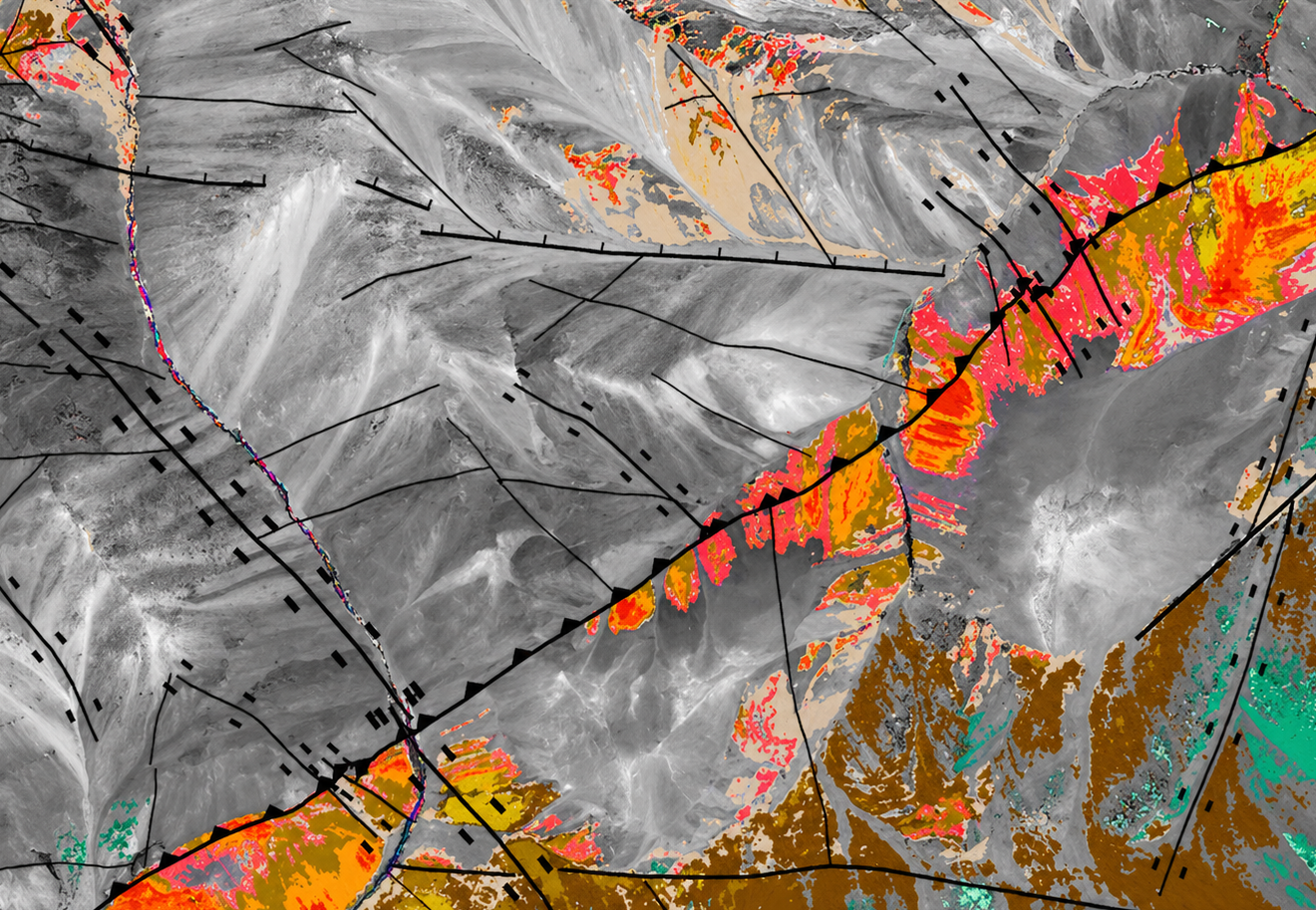 Multispectral Mineral Mapping