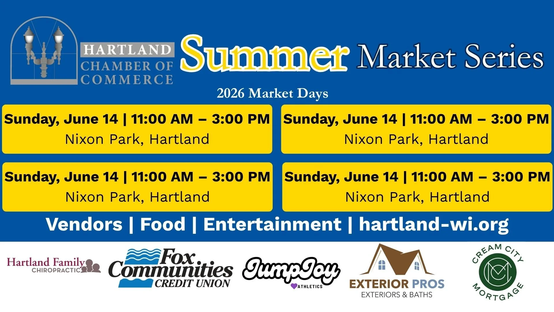 Hartland Summer Market Series