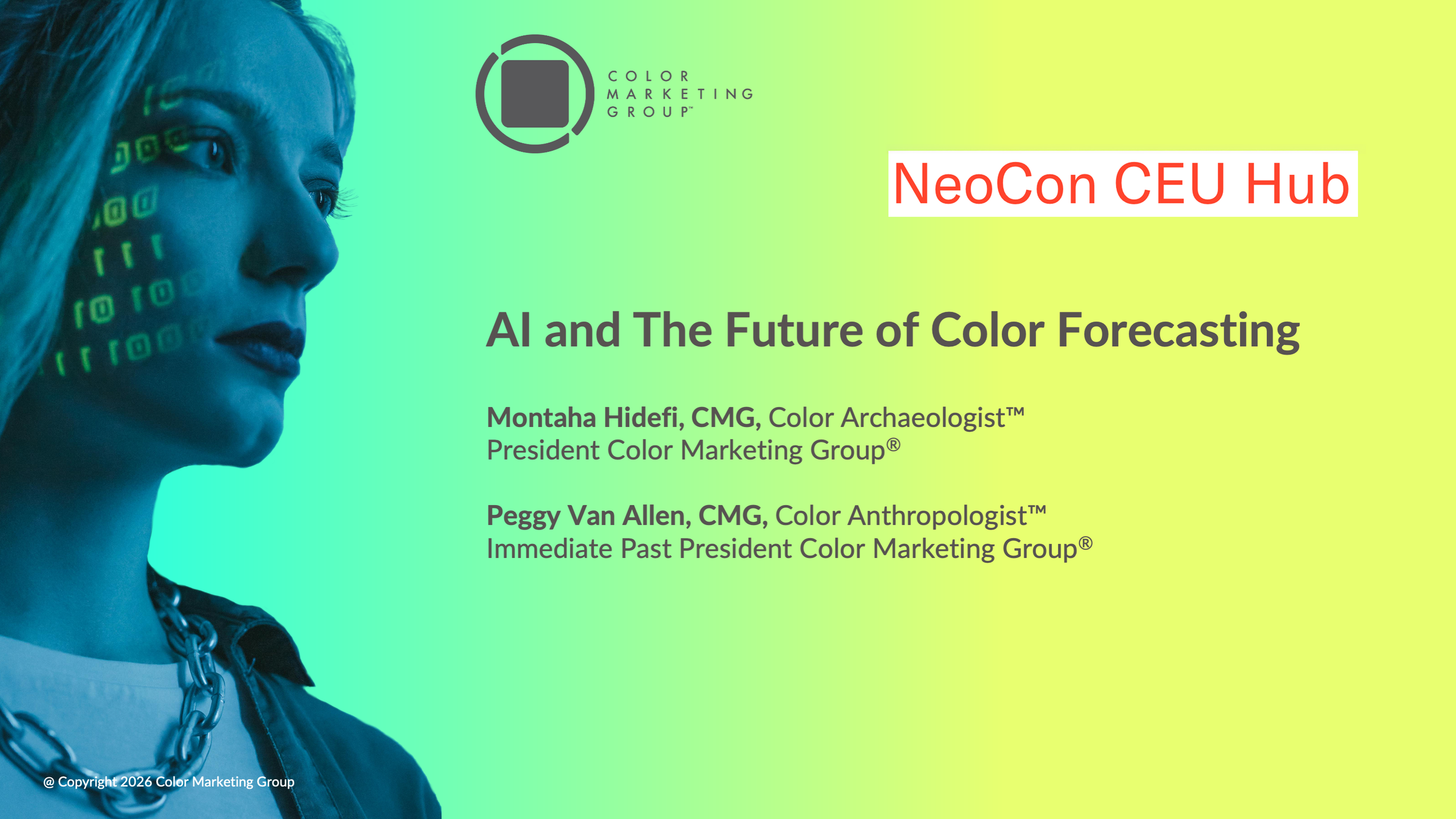 AI and The Future of Color Forecasting (fee for this CEU)