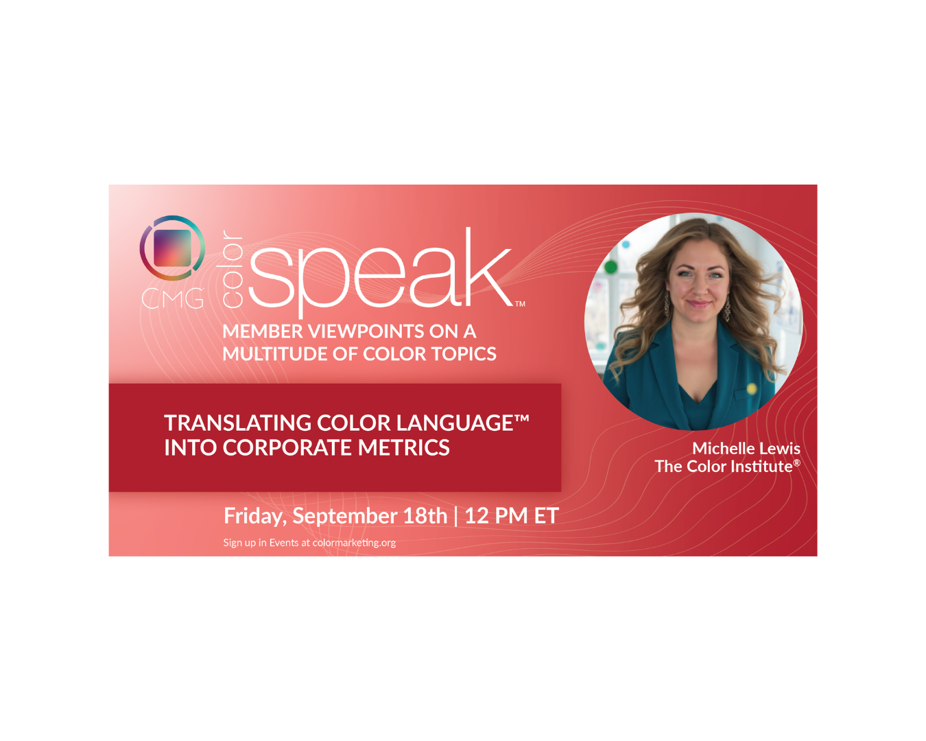 ColorSpeak™ Webinar