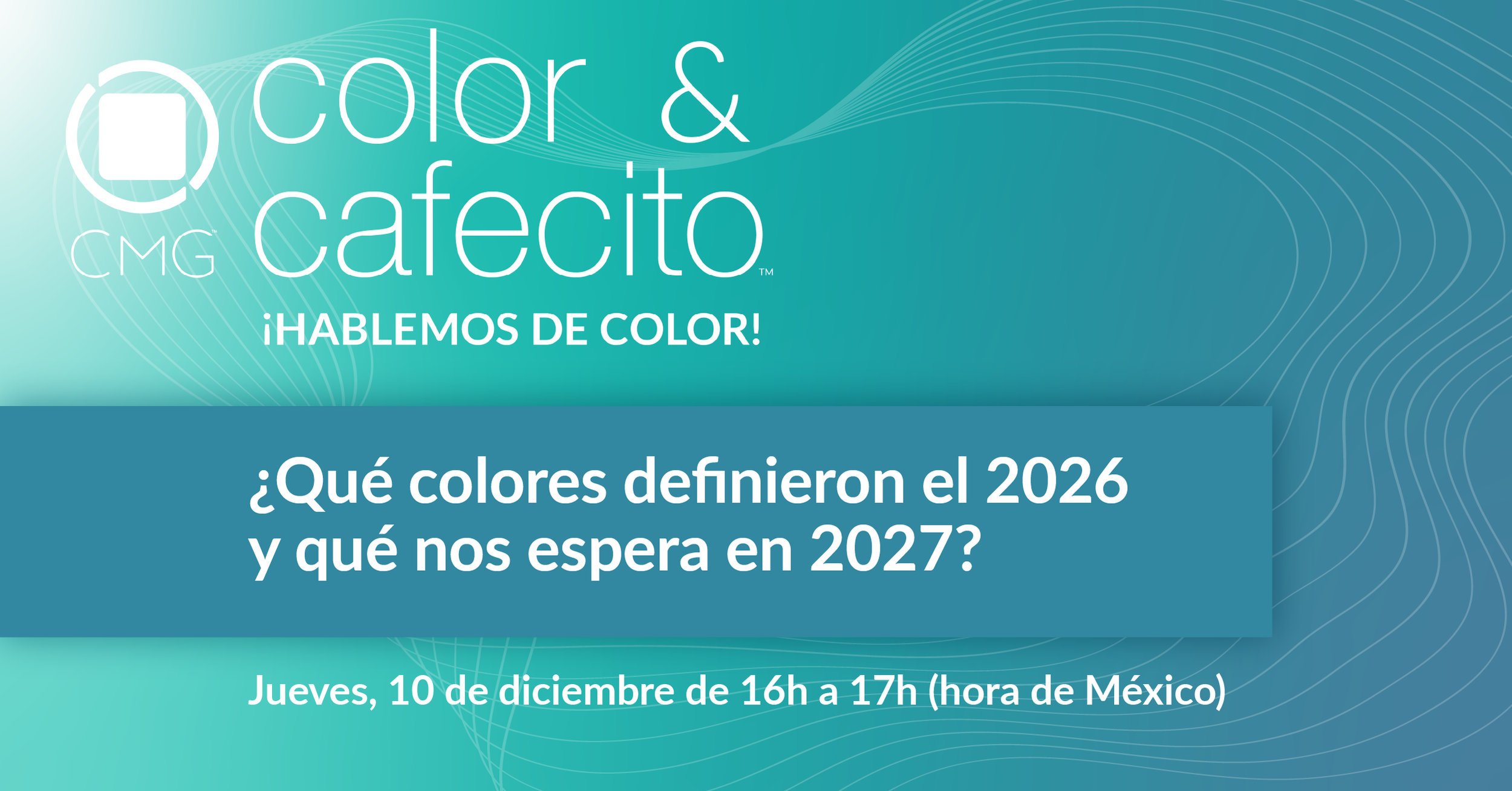 Color & Cafecito December Banner