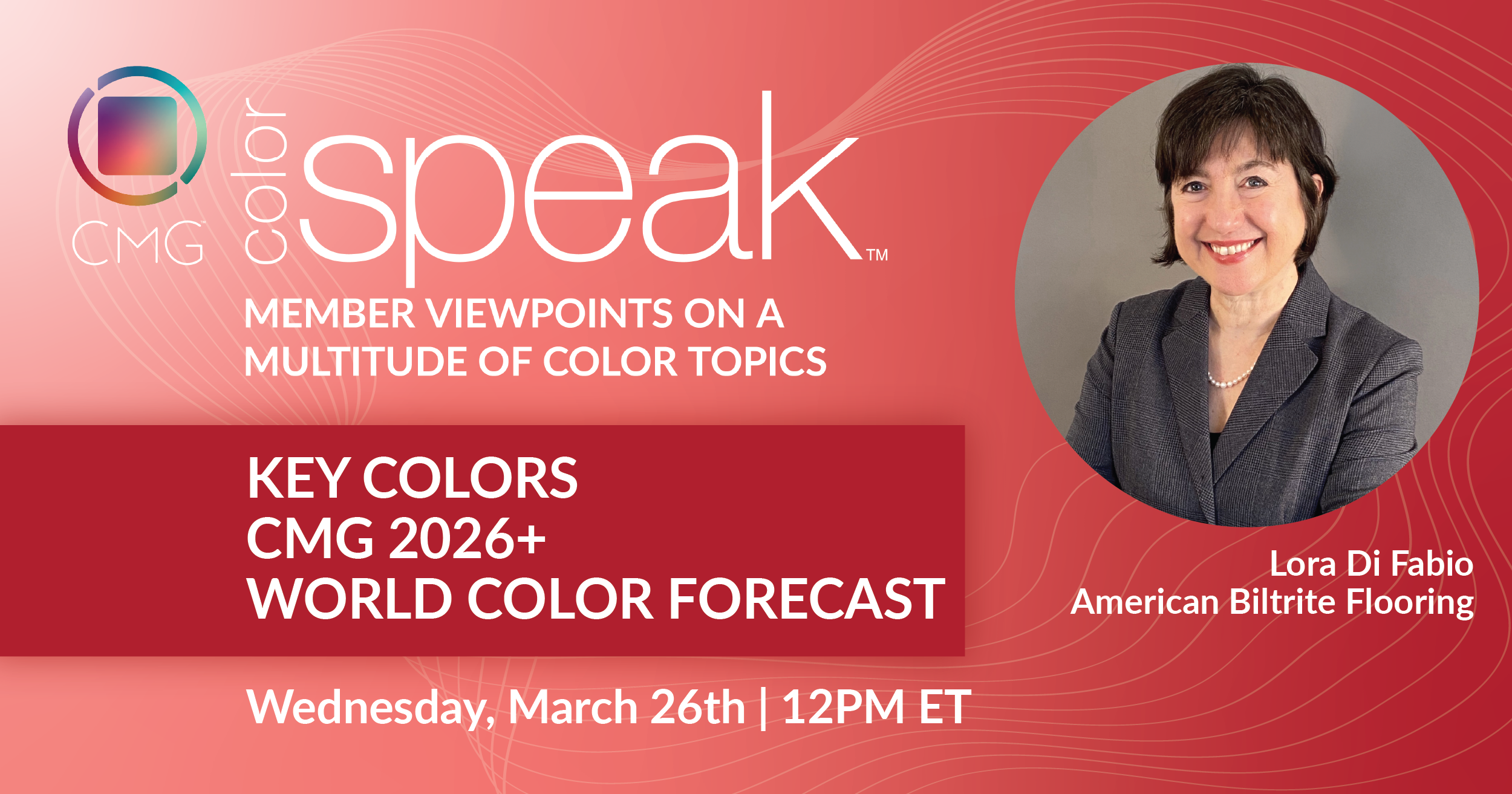 Color Speak™ Event — Color Marketing Group®