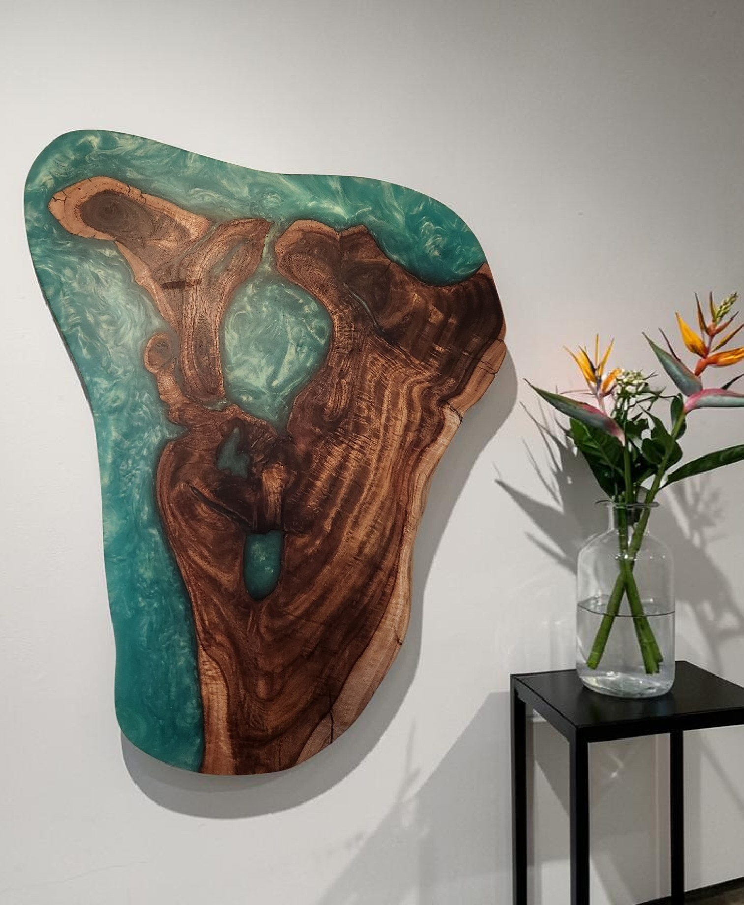 Acacia with Green Envy Epoxy