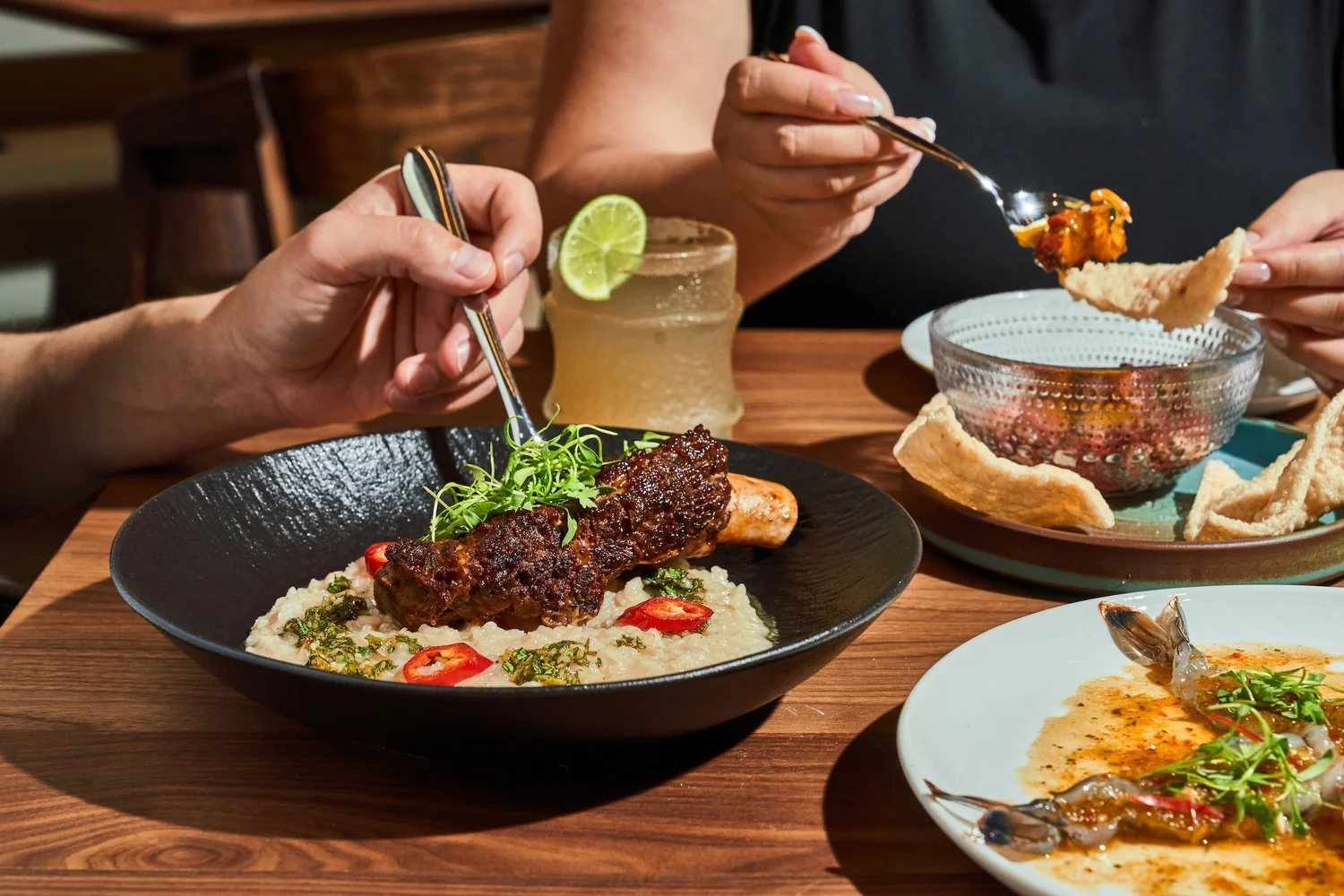Dishes from the Le Soleil Stonestown menu