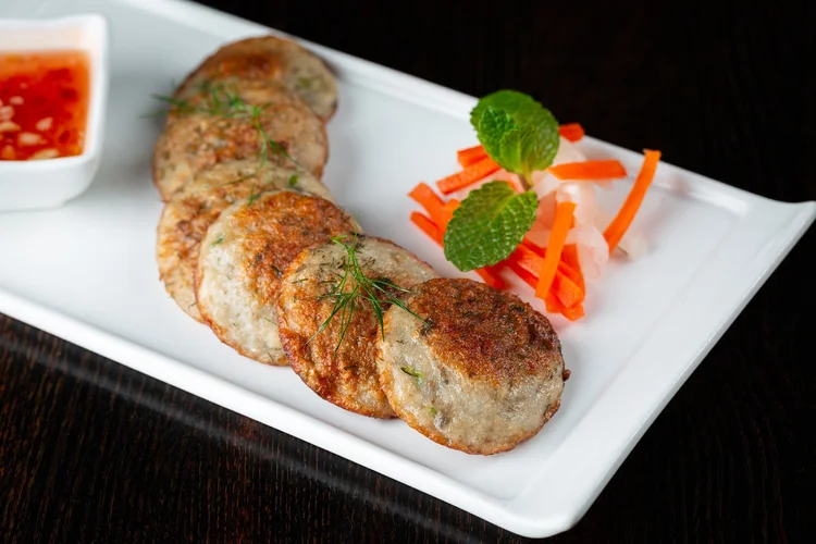 Fish Cakes at Le Soleil Clement