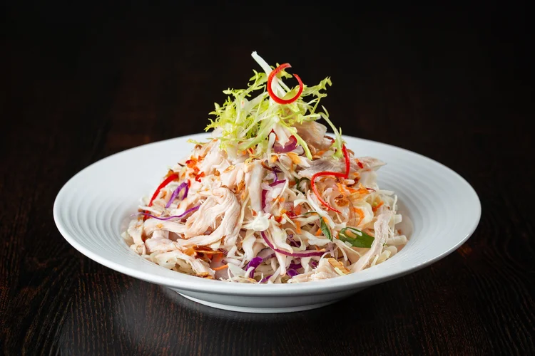 Chicken Cabbage Salad at Le Soleil Clement
