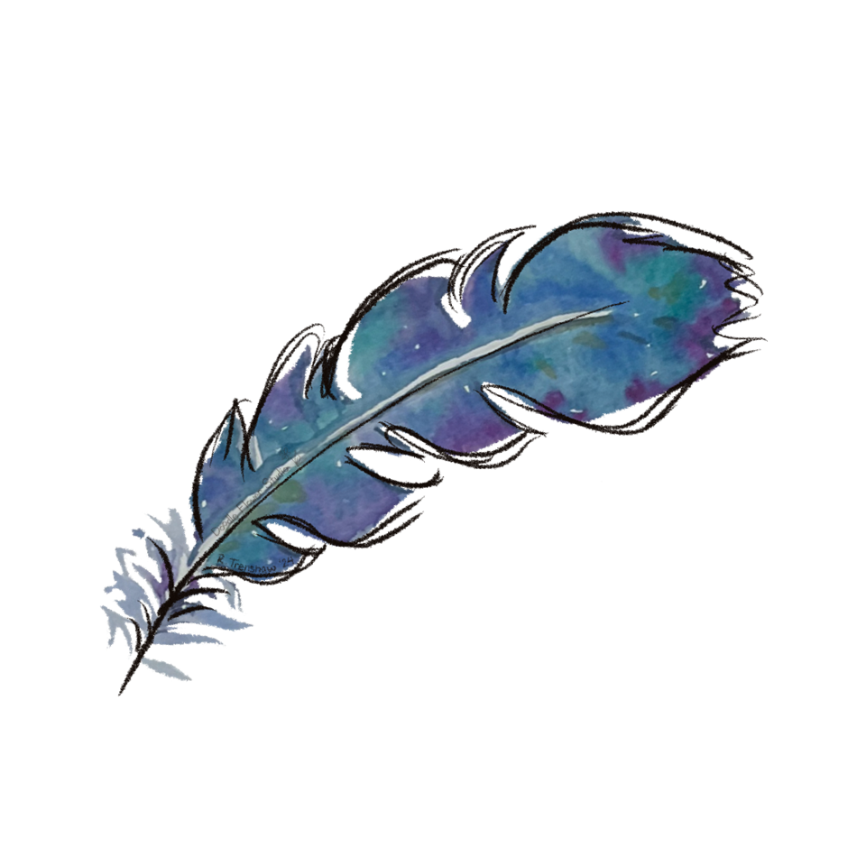 Fanciful Feather Blue
SKU RT24005