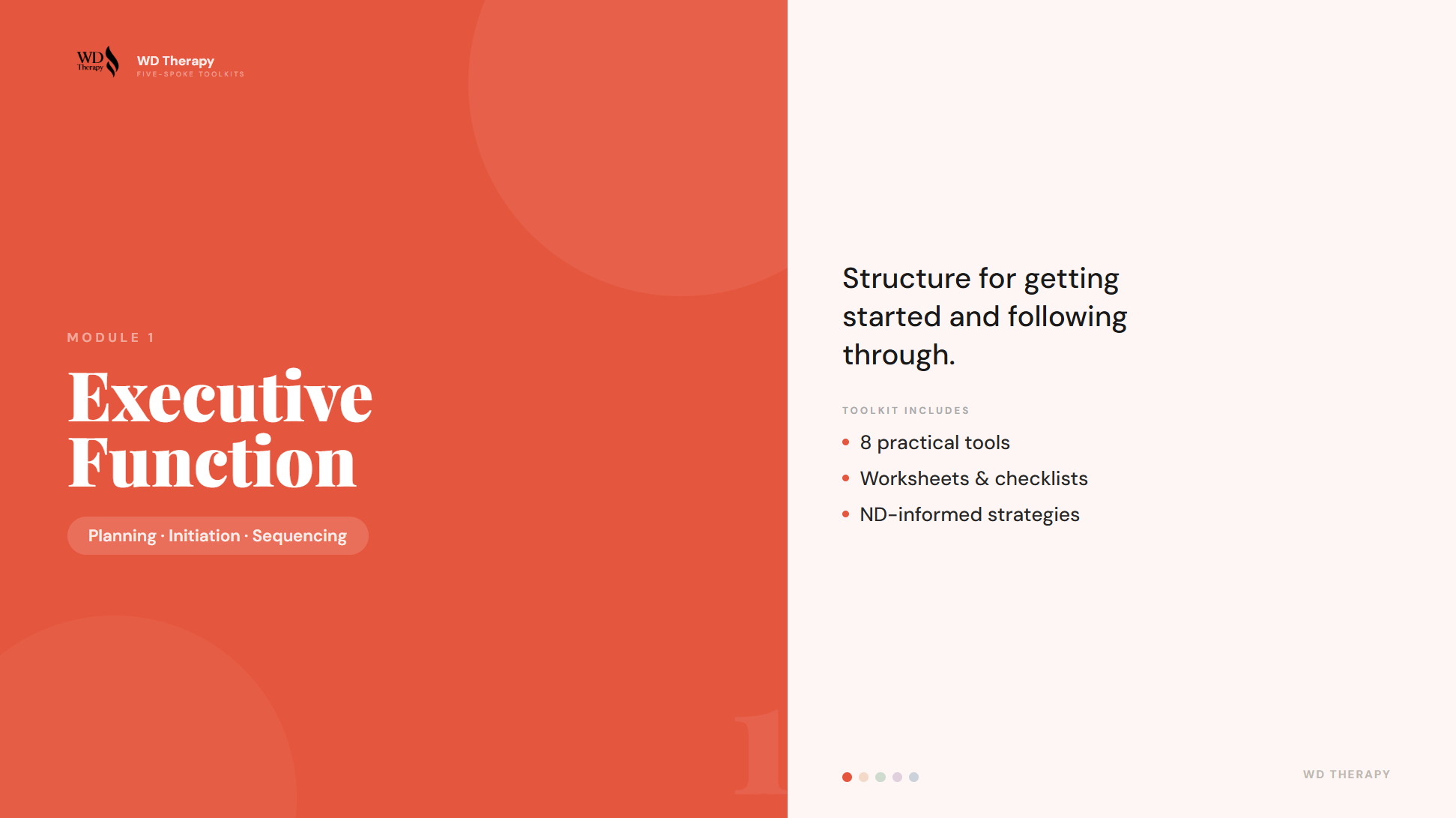 Module 1 : Executive Functioning Toolkit