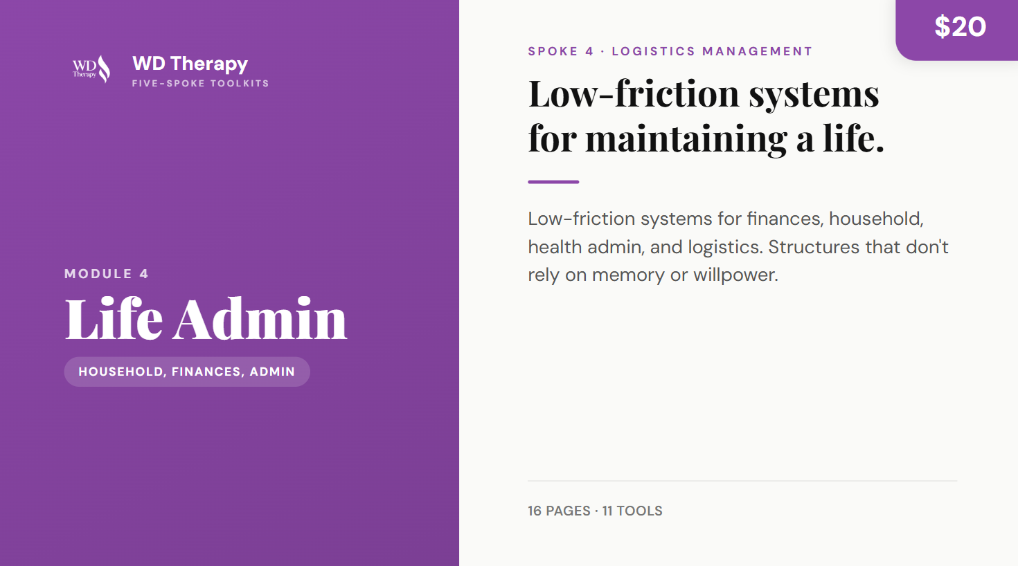 Module 4: Life Administration