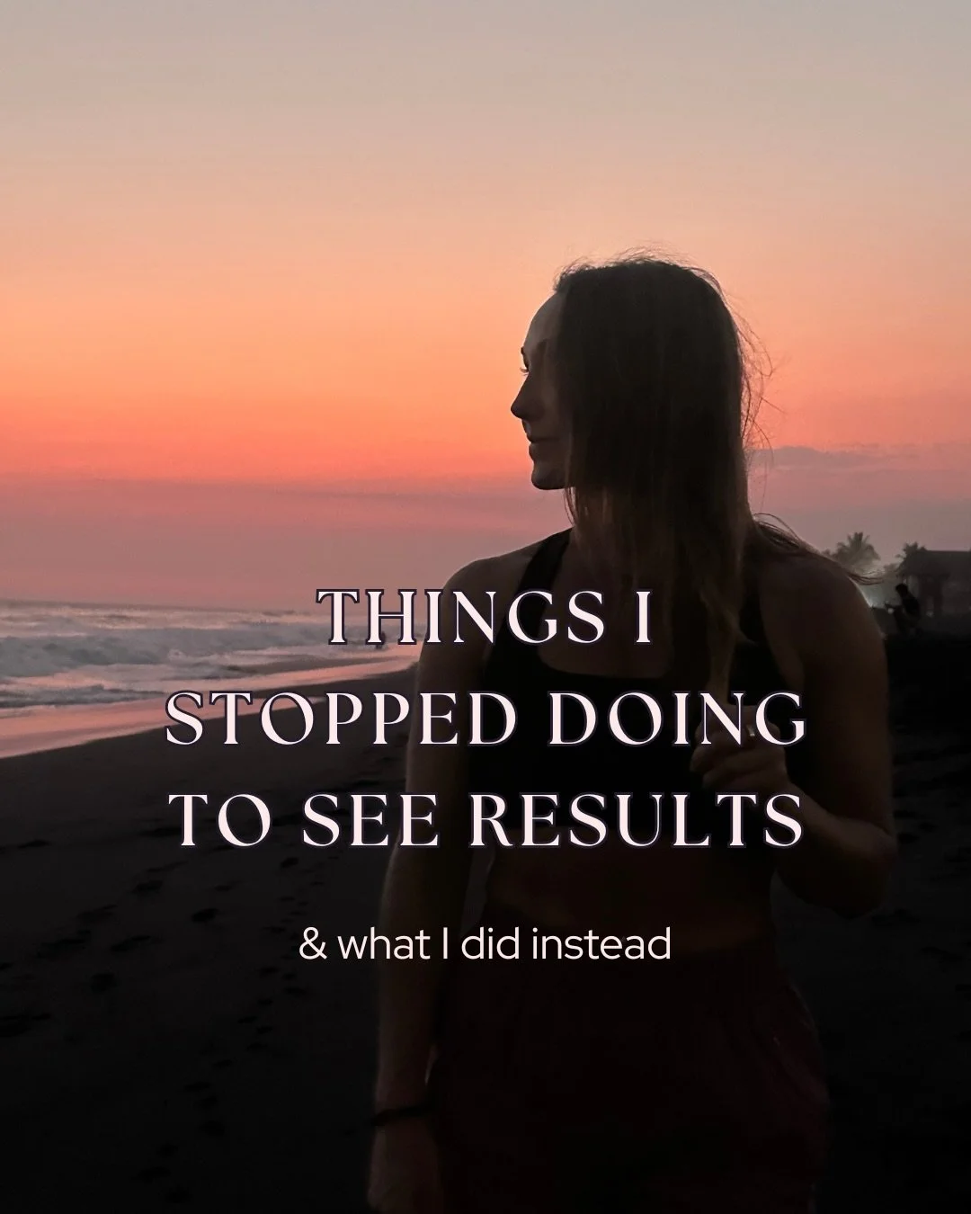 When I stopped trying to control every little thing is when I found true health and happiness.

A fueled body, mind, and soul = a happy body, mind, &amp; soul