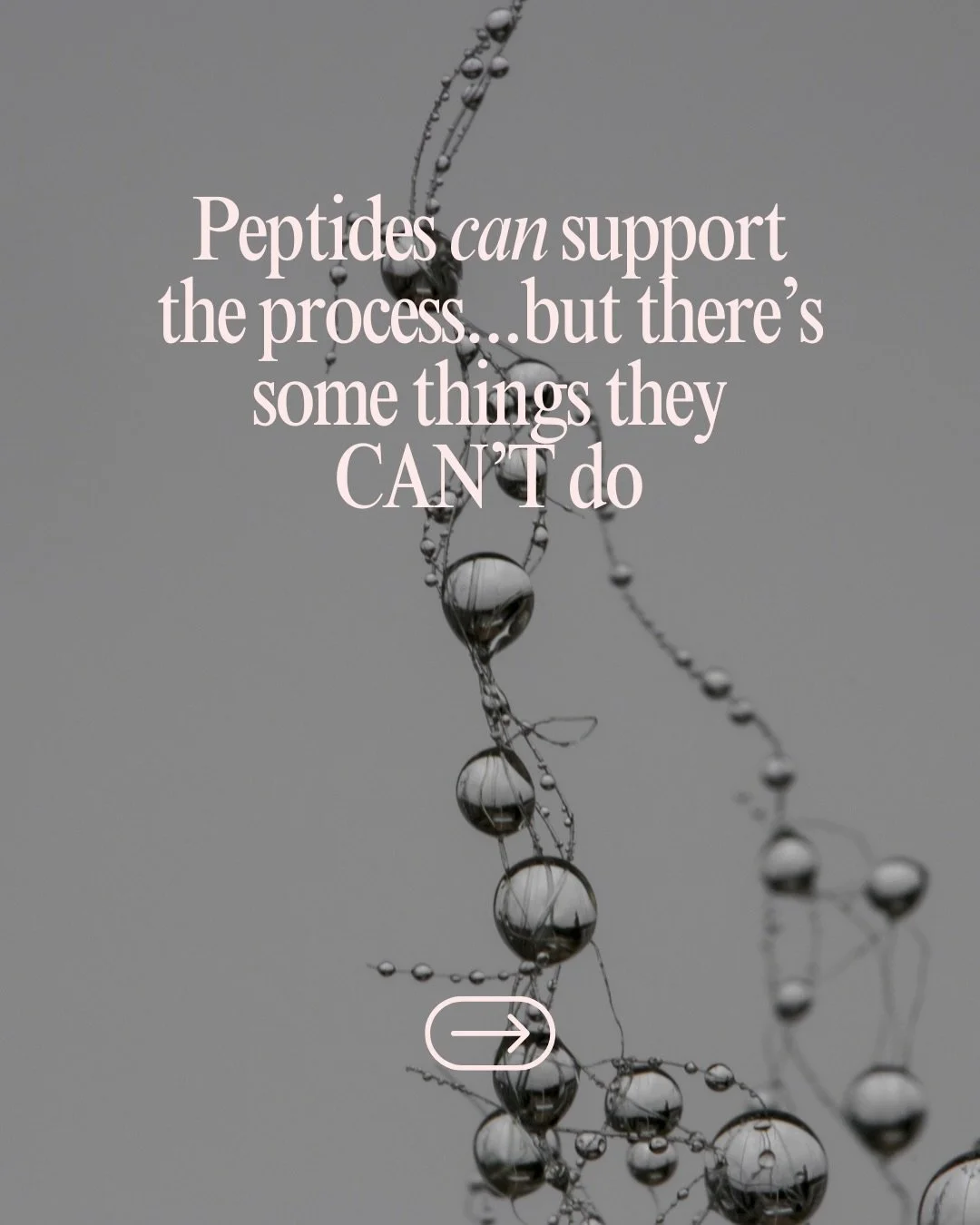 PLEASE remember peptides &amp; weight loss shots do NOT replace the basics of health.

And if you&rsquo;re struggling with the basics, get a coach to help you build a strong foundation you can maintain 🙌🏼
&bull;
&bull;
&bull;
#peptides #glp1 #holis