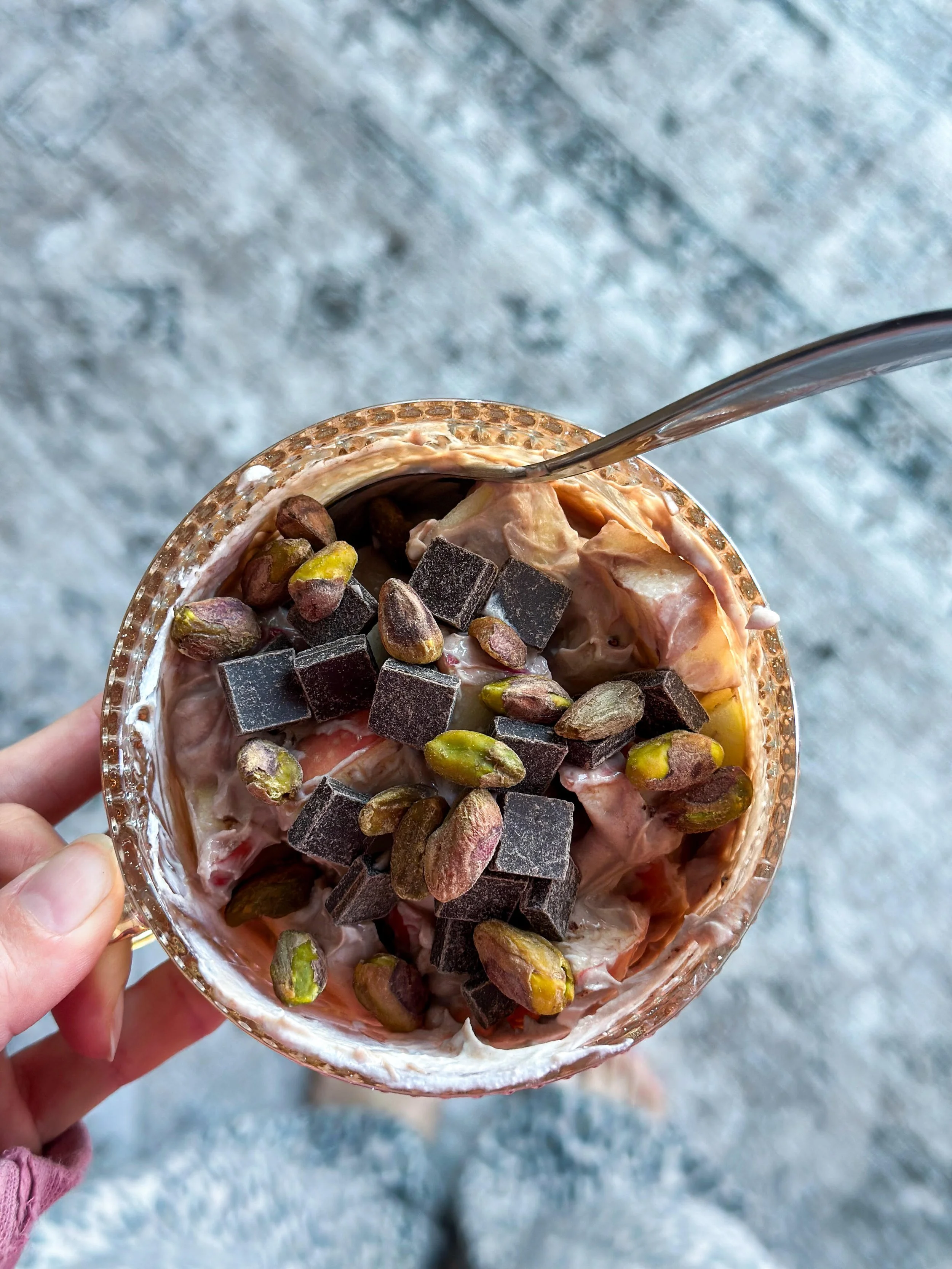 My go-to fall yogurt bowl