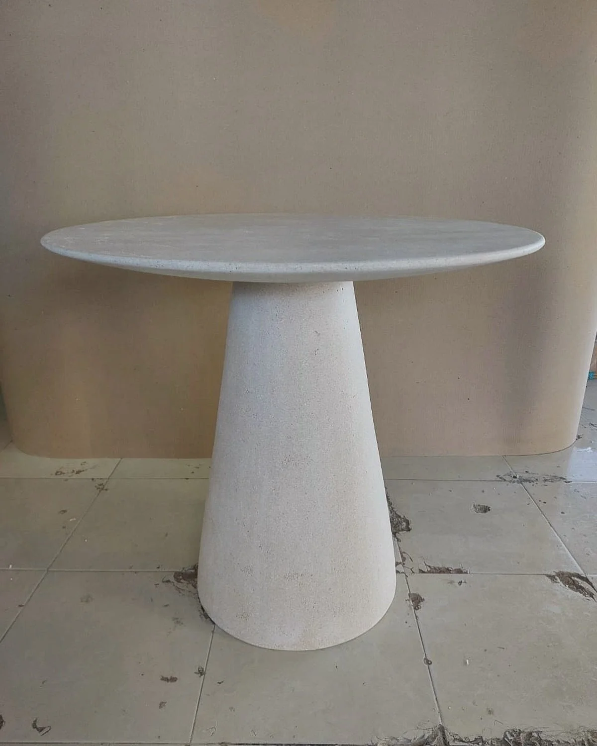 Faux travertine table #sourcingagent