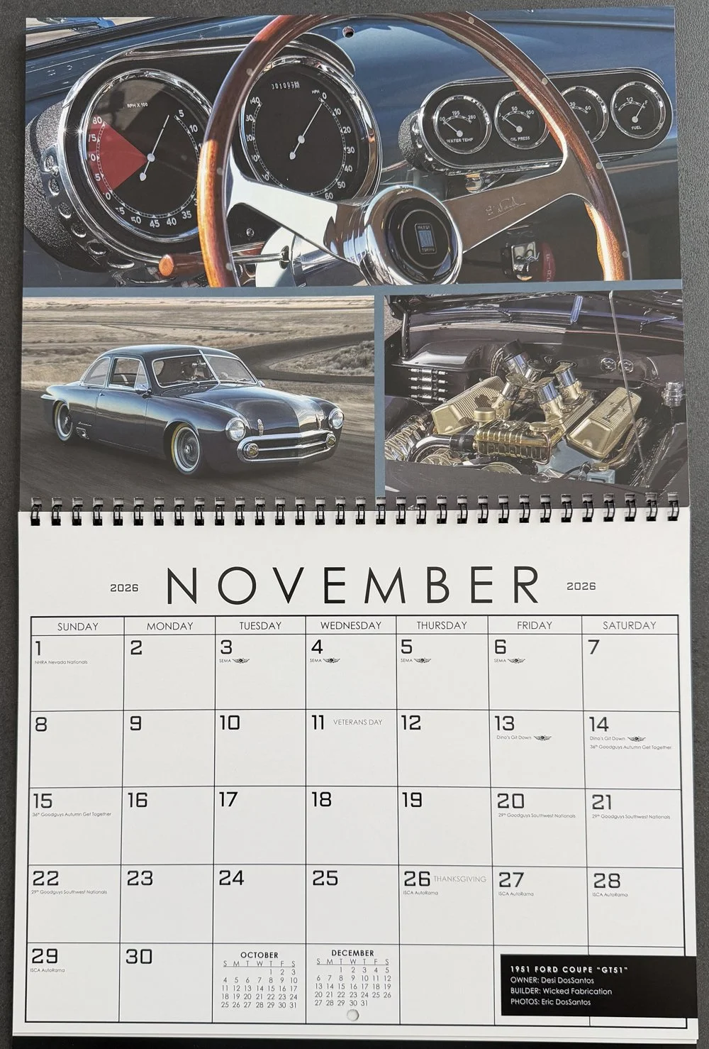 Classic Instruments 2026 Calendar