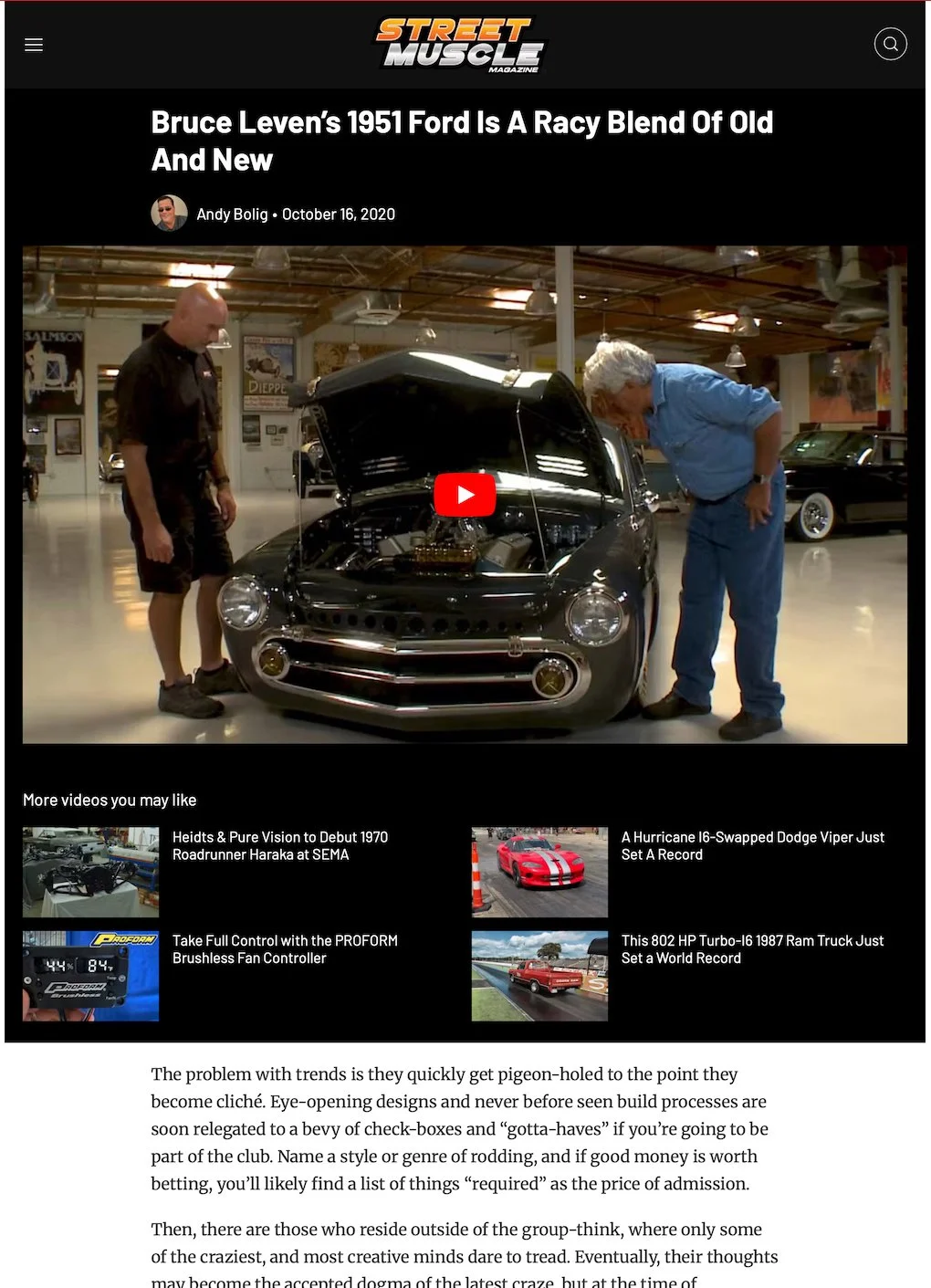 Street Muscle May 2020