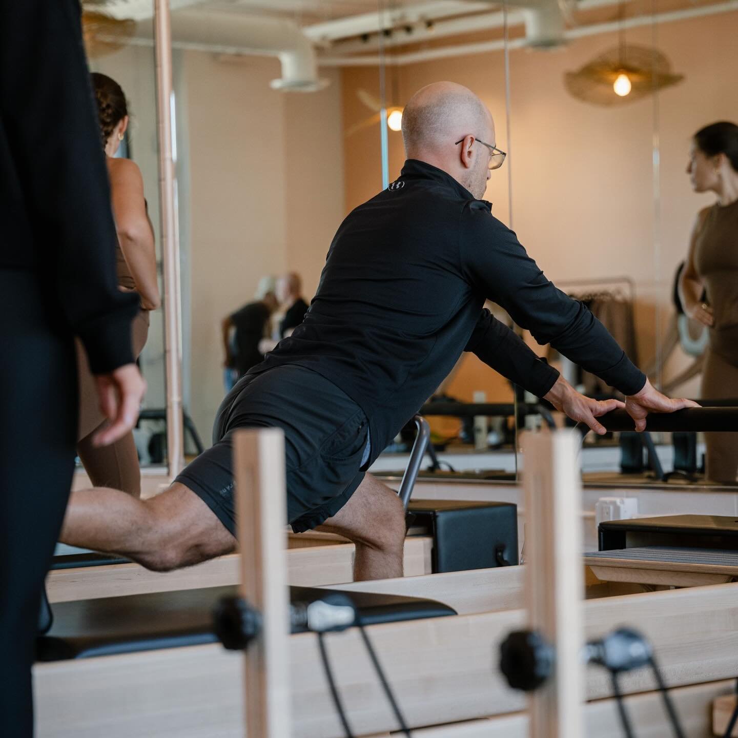 Men that do Pilates &gt; 

But seriously, Pilates is not just for the girlies. Benefits of Pilates include:

-Increased flexibility
-Core strengthening 
-Injury prevention 
-Reduces back pain 

&hellip;.and so much more! Send this to your mans, he&rs